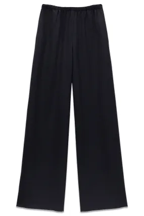 Alpa Wide Leg Wool Blend Trousers