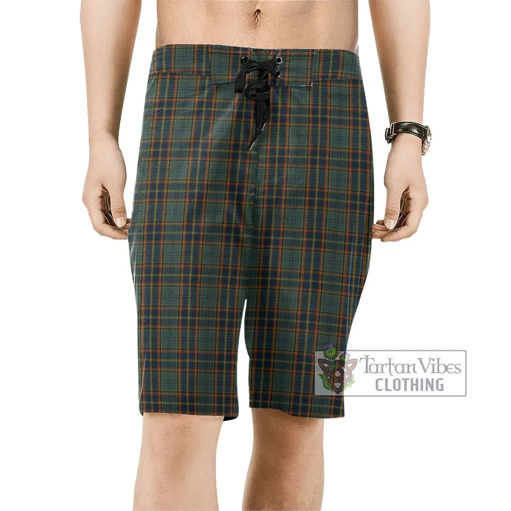 Antrim County Ireland Tartan Men's Board Shorts