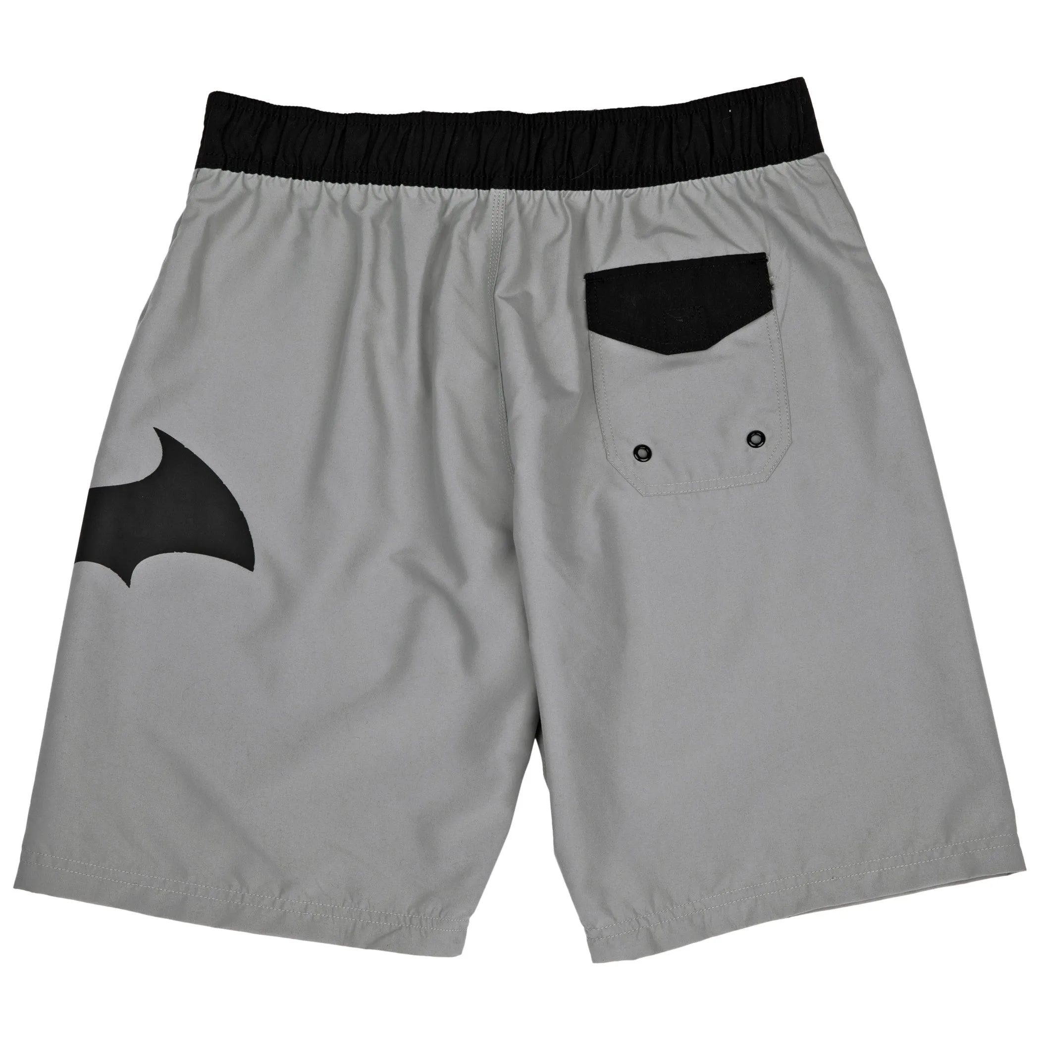 Batman Hush Symbol Heather Grey Board Shorts