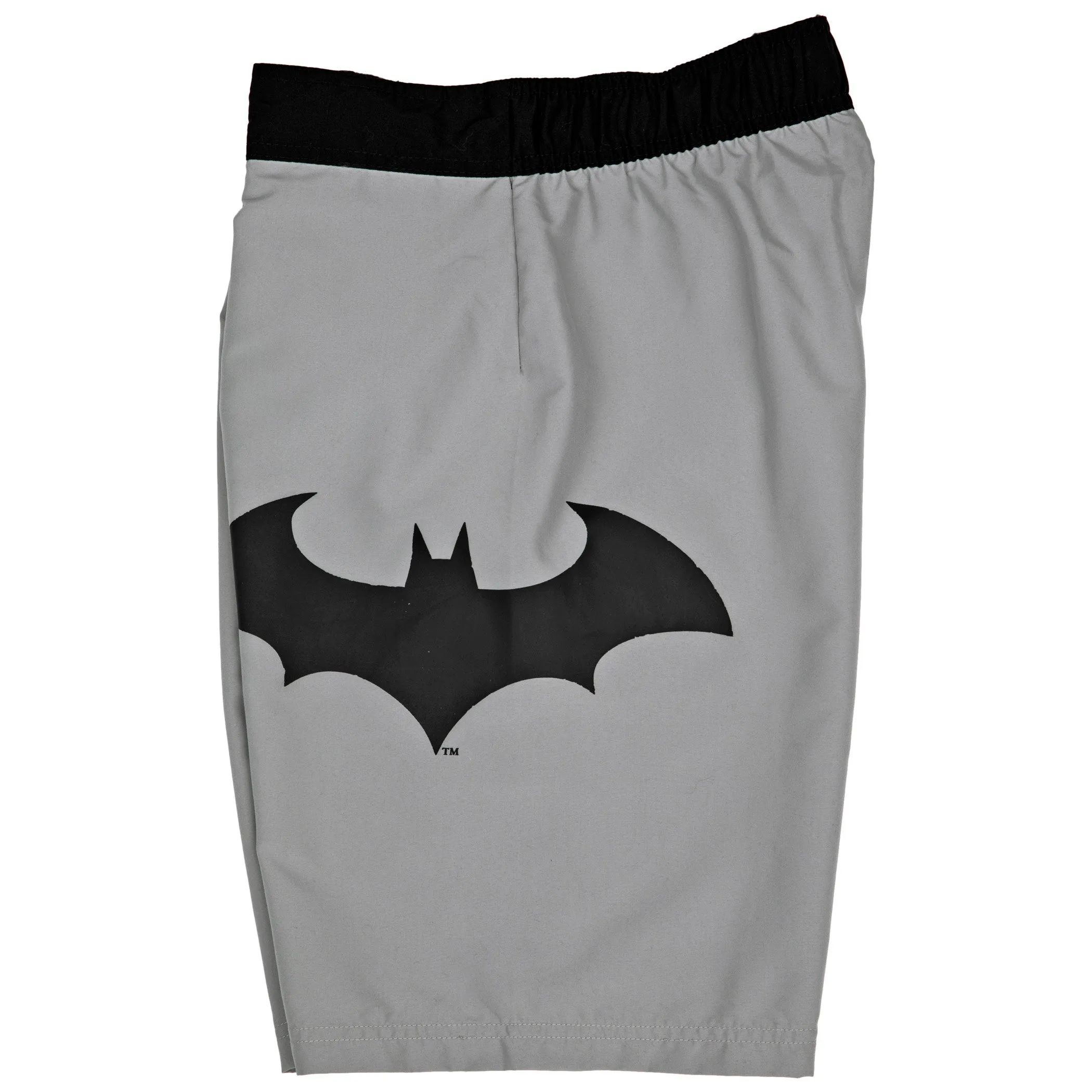 Batman Hush Symbol Heather Grey Board Shorts