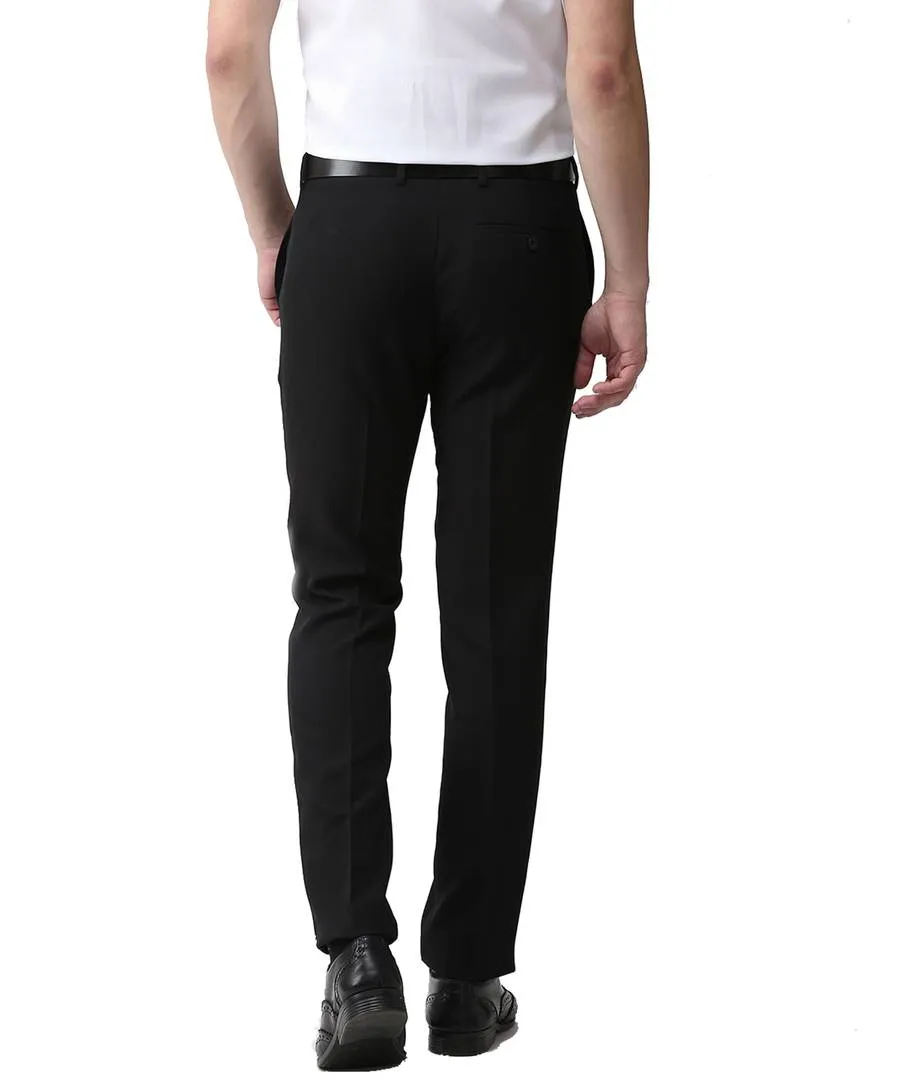 Black Formal Pants For Men | Slim Fit Black Formal Trouser For Men Office Wear