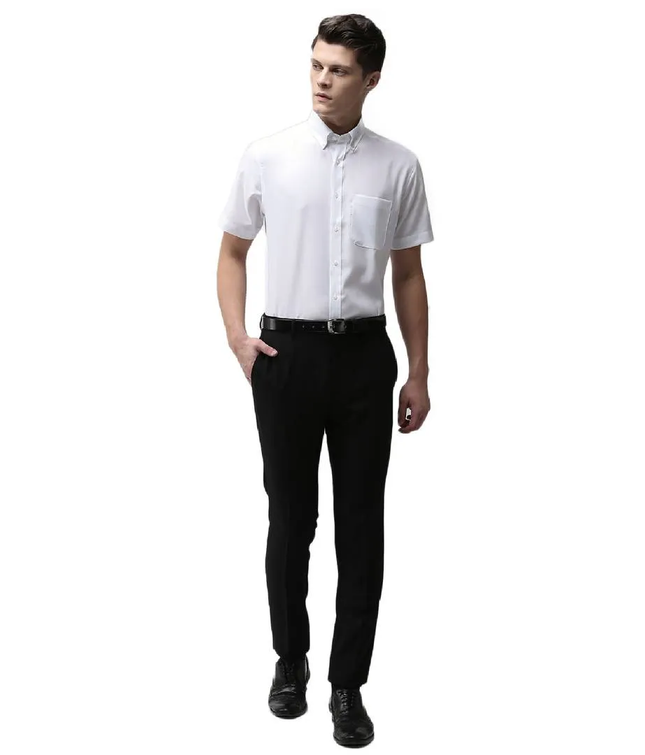 Black Formal Pants For Men | Slim Fit Black Formal Trouser For Men Office Wear