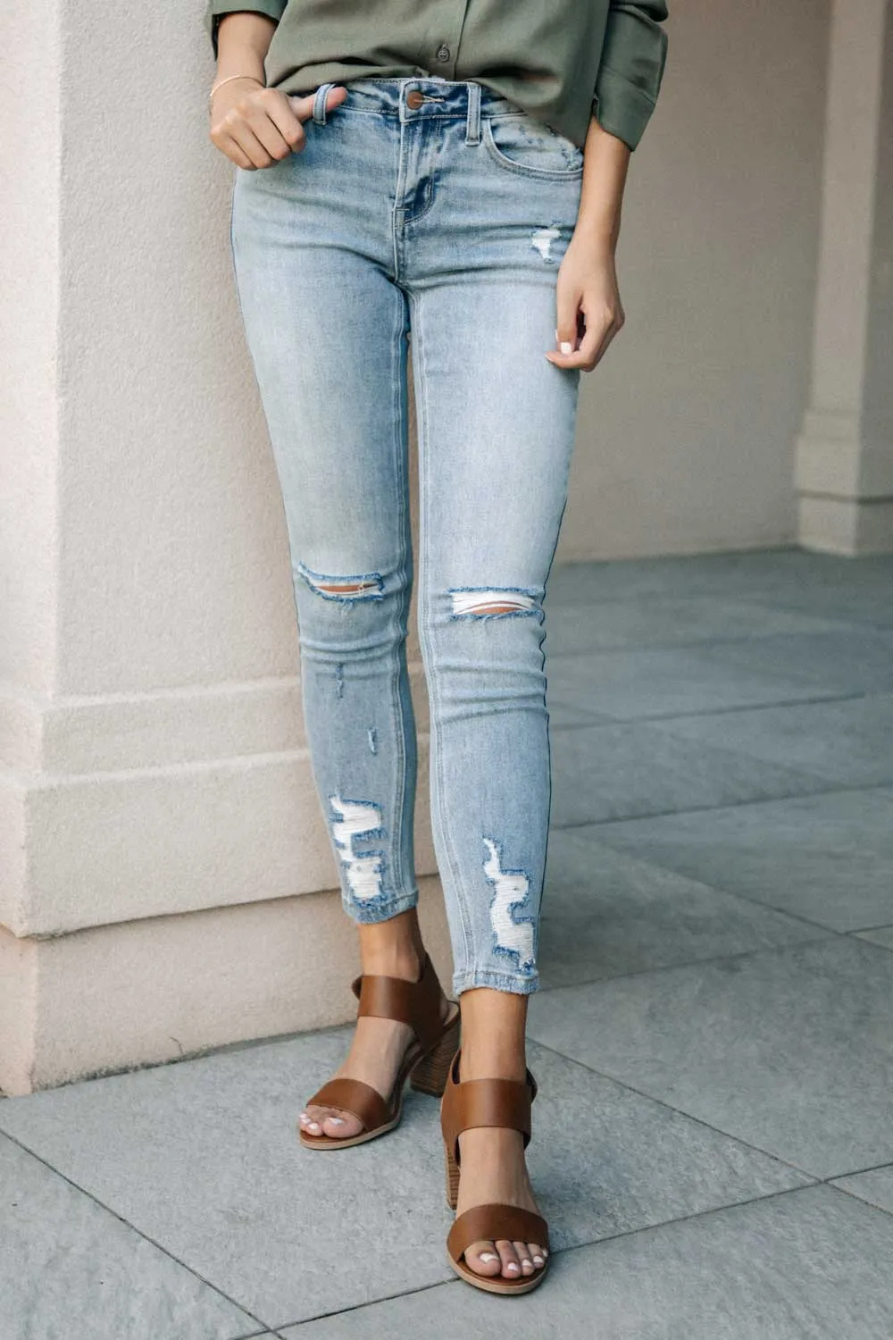 Bohme Distressed Skinny Jeans