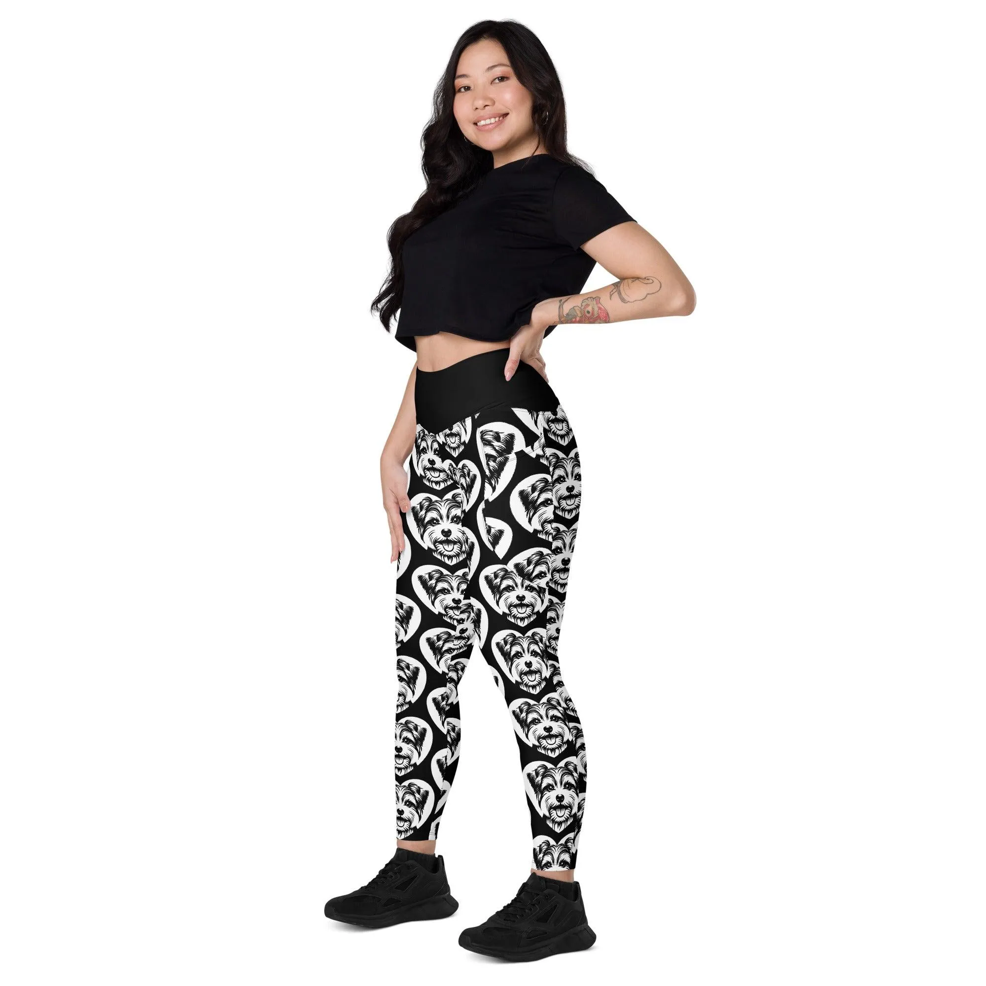 DOG BREED LEGGINGS with pockets - BIEWER TERRIER - HERTTAHOUND