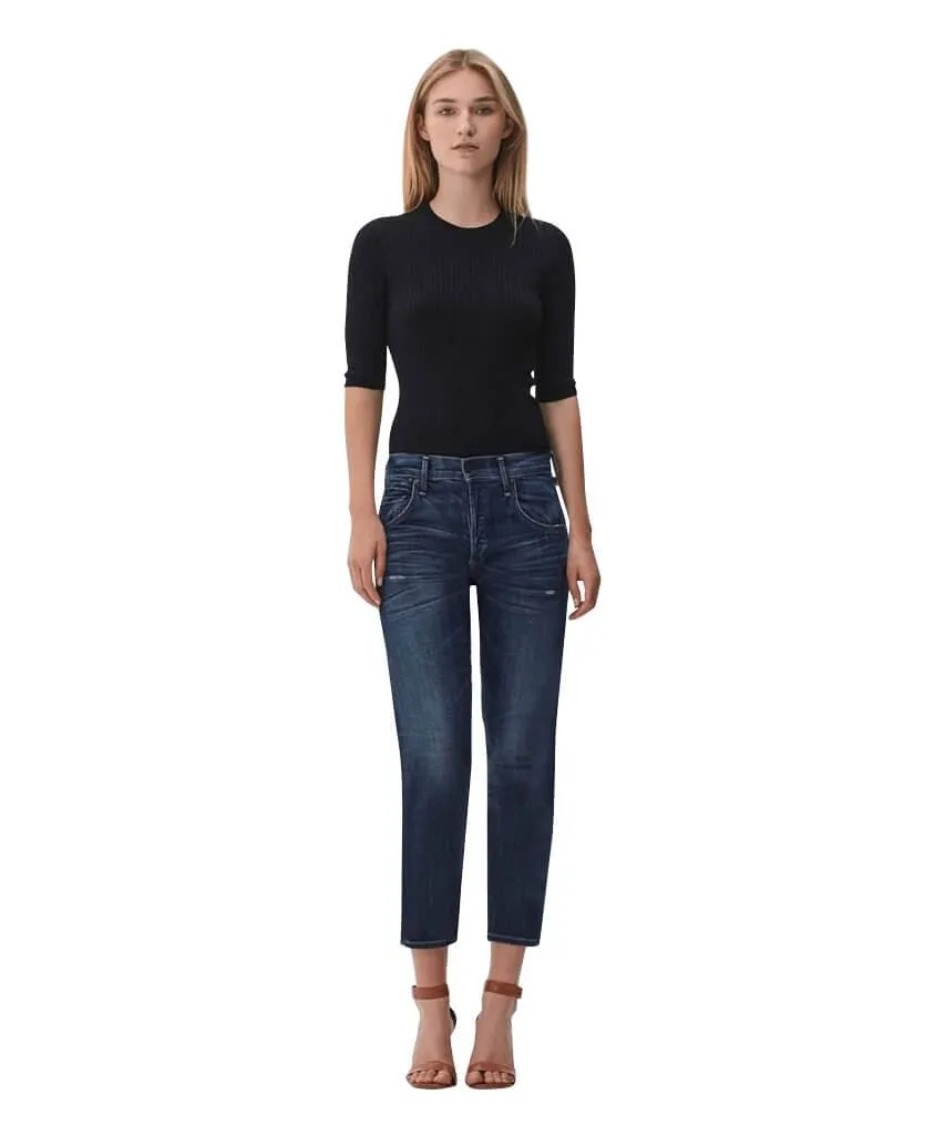 Emerson Slim Crop Boyfriend, Blue Ridge