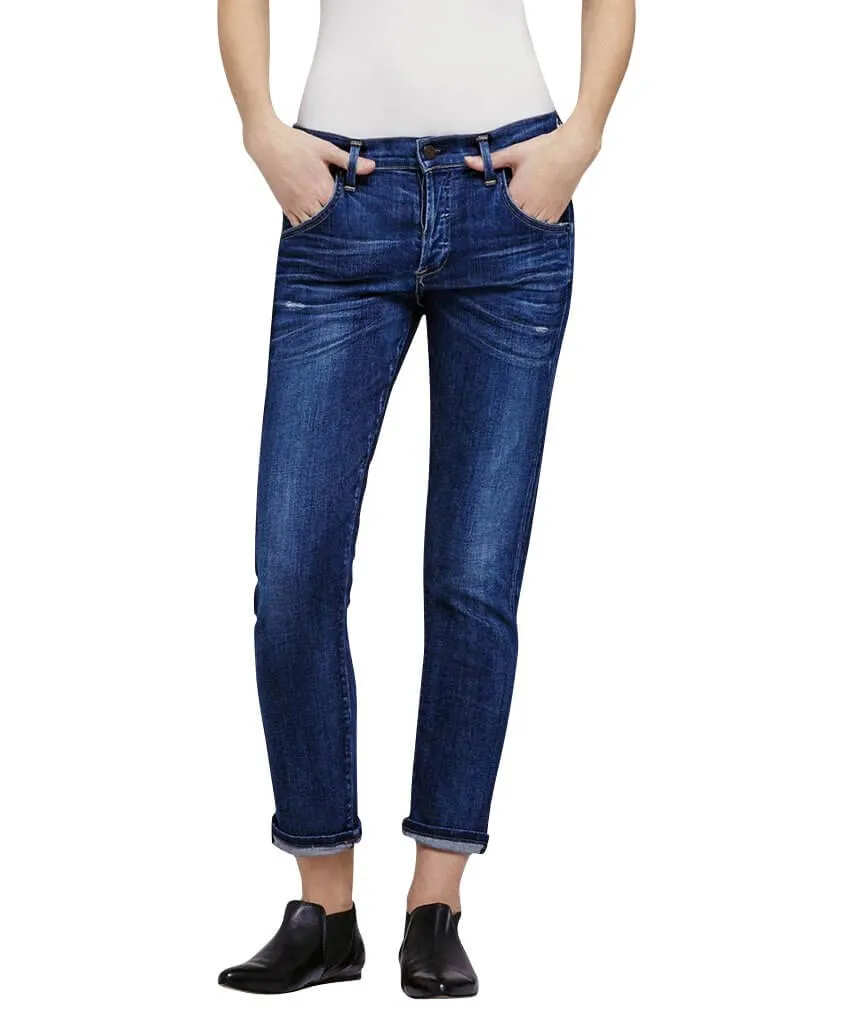 Emerson Slim Crop Boyfriend, Blue Ridge