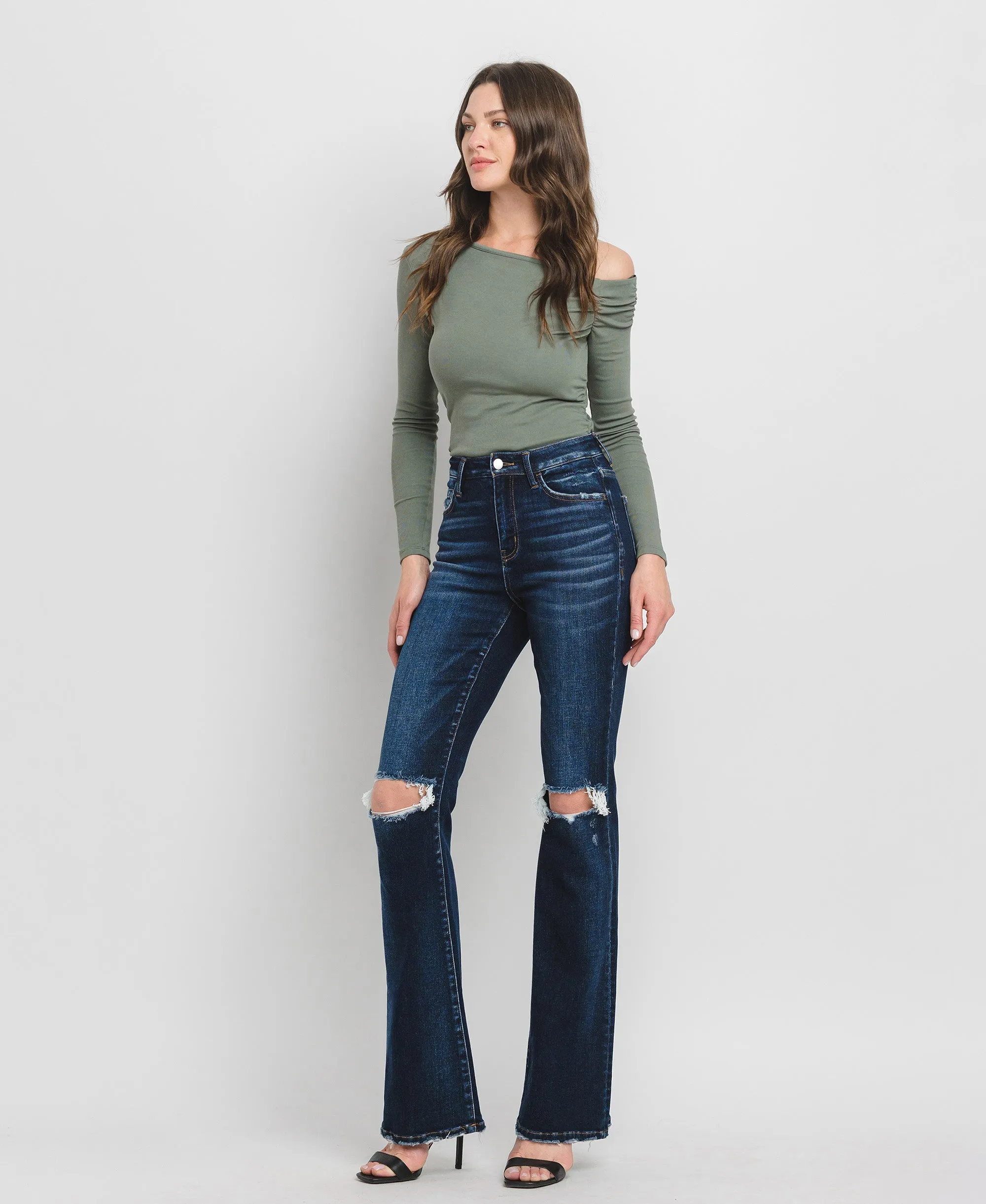 Friendly - High Rise Flare Jeans