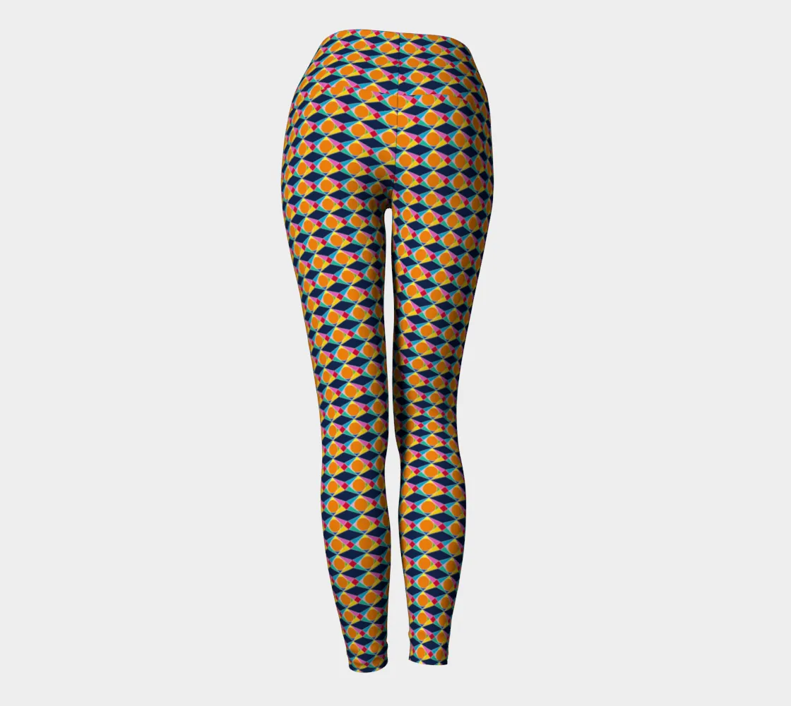 Geo Storm Yoga Leggings