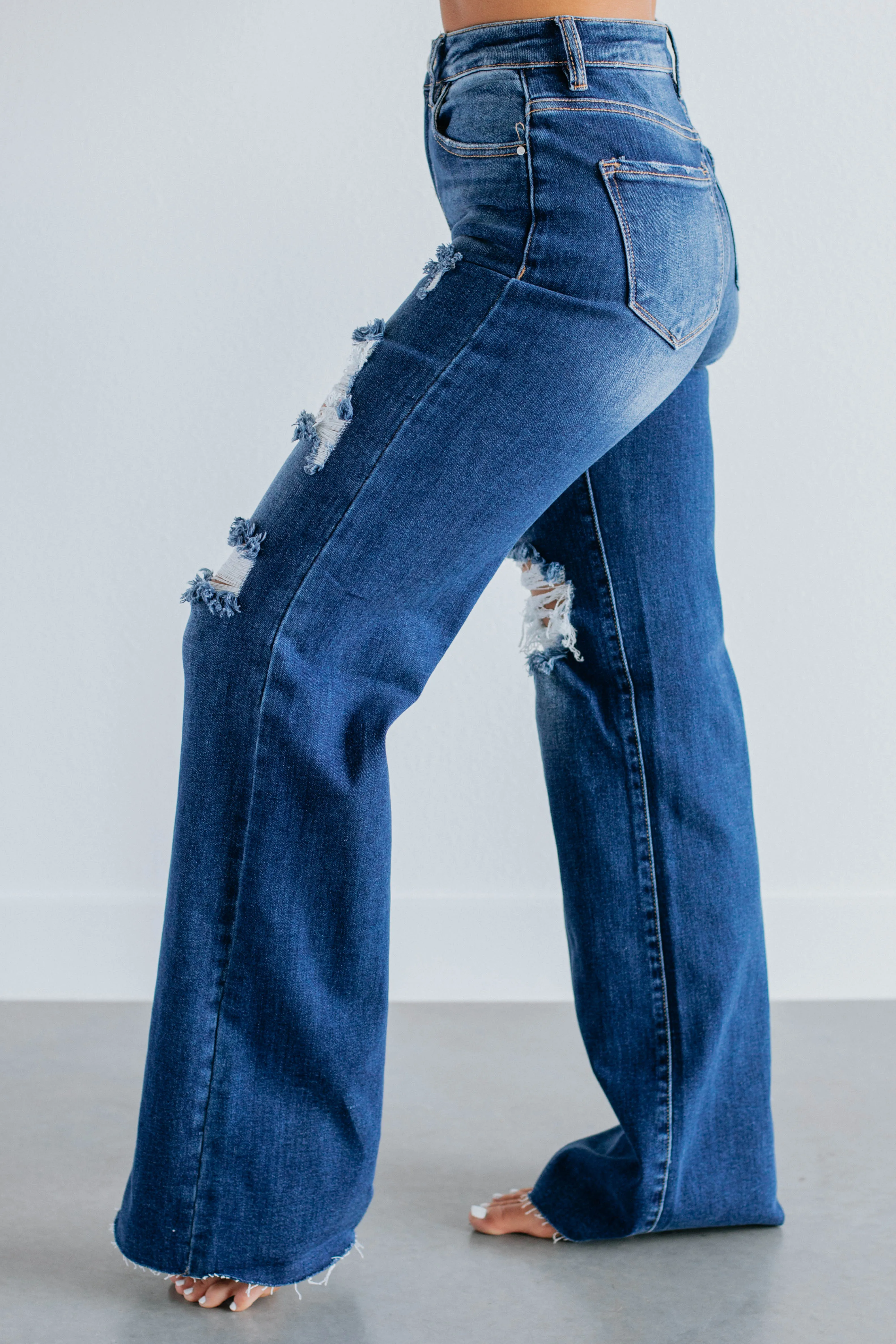 Georgia Risen Jeans - Dark Wash