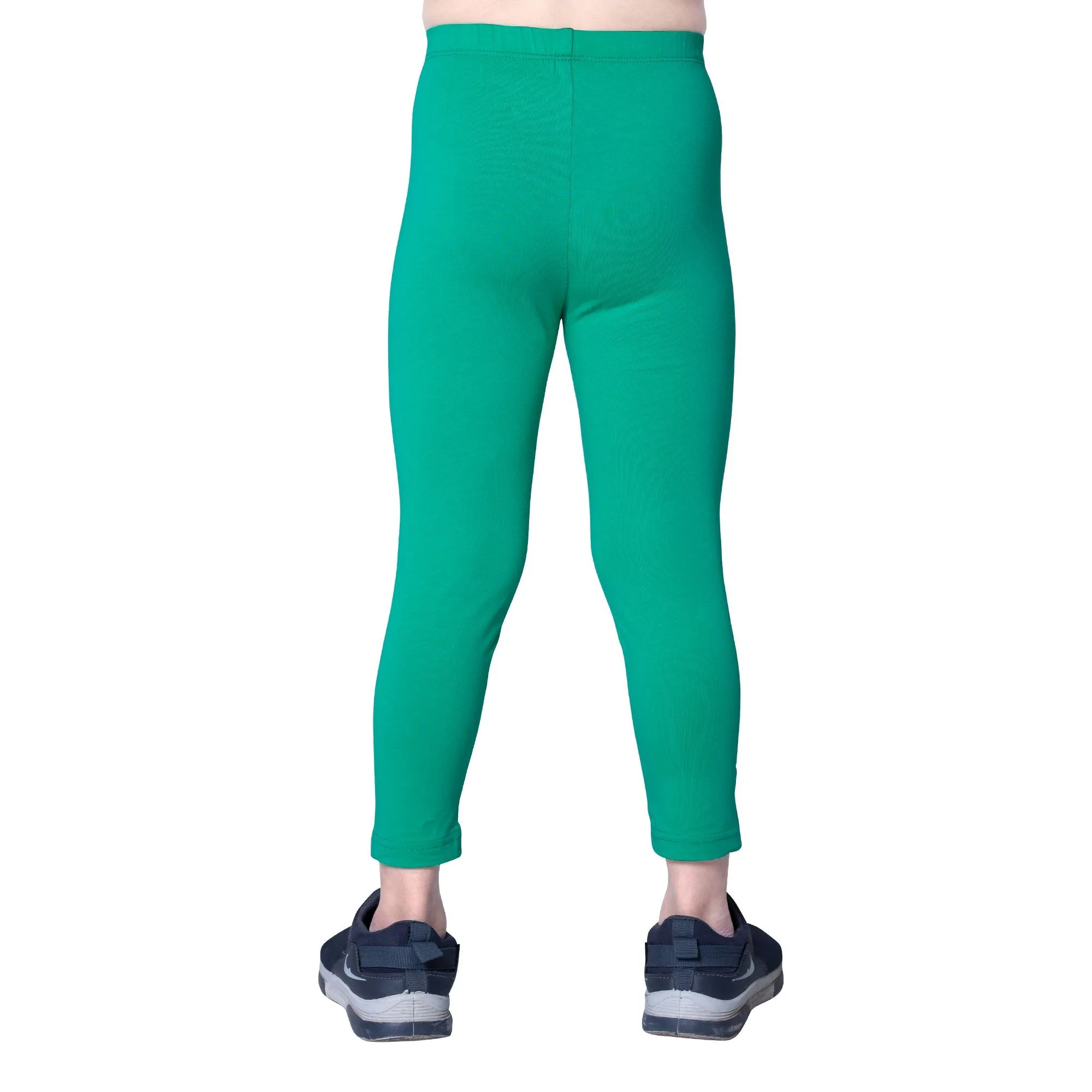 Girls Sport Green Ankle Length Legging