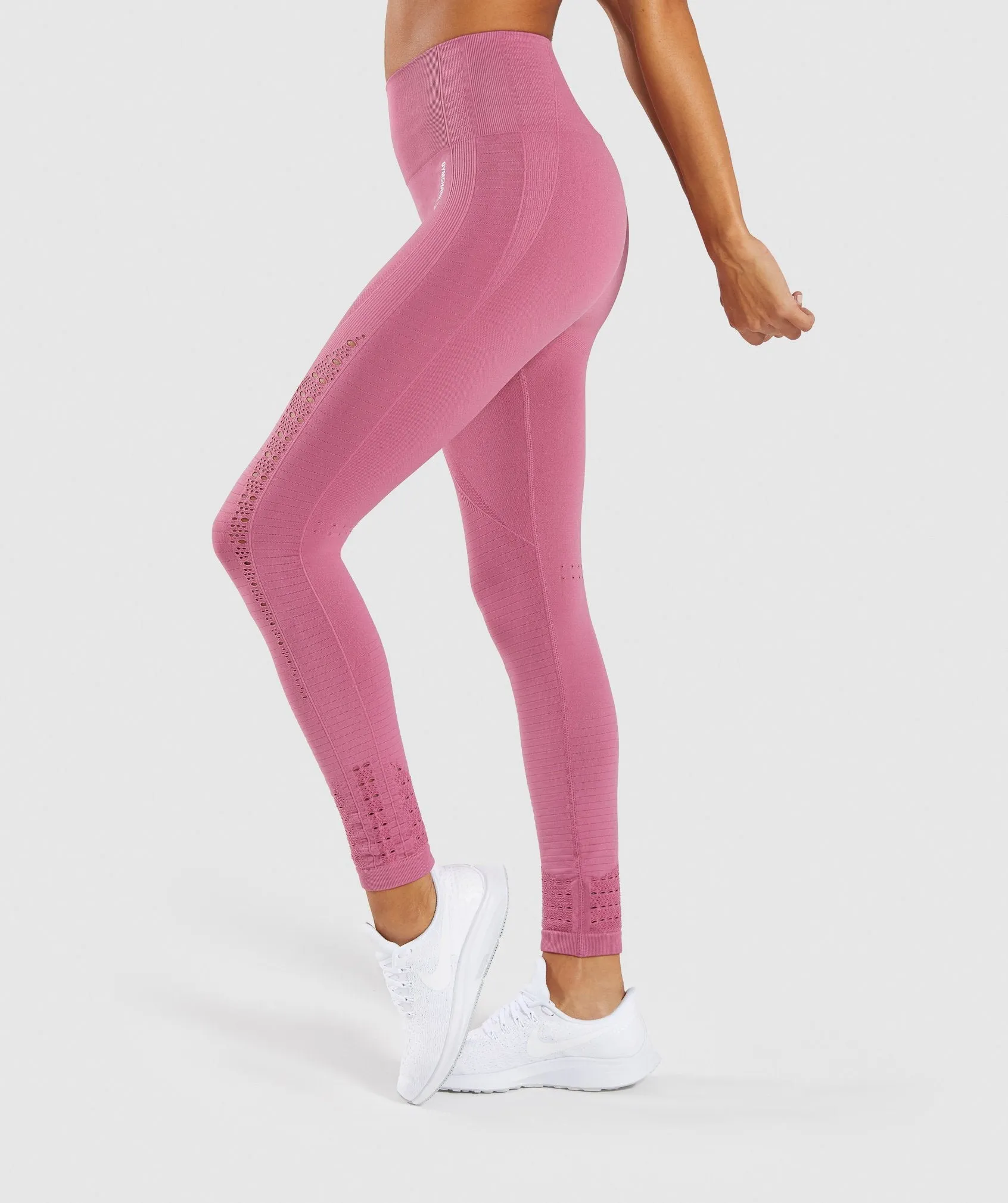 Gymshark Energy  Seamless Leggings - Dusky Pink