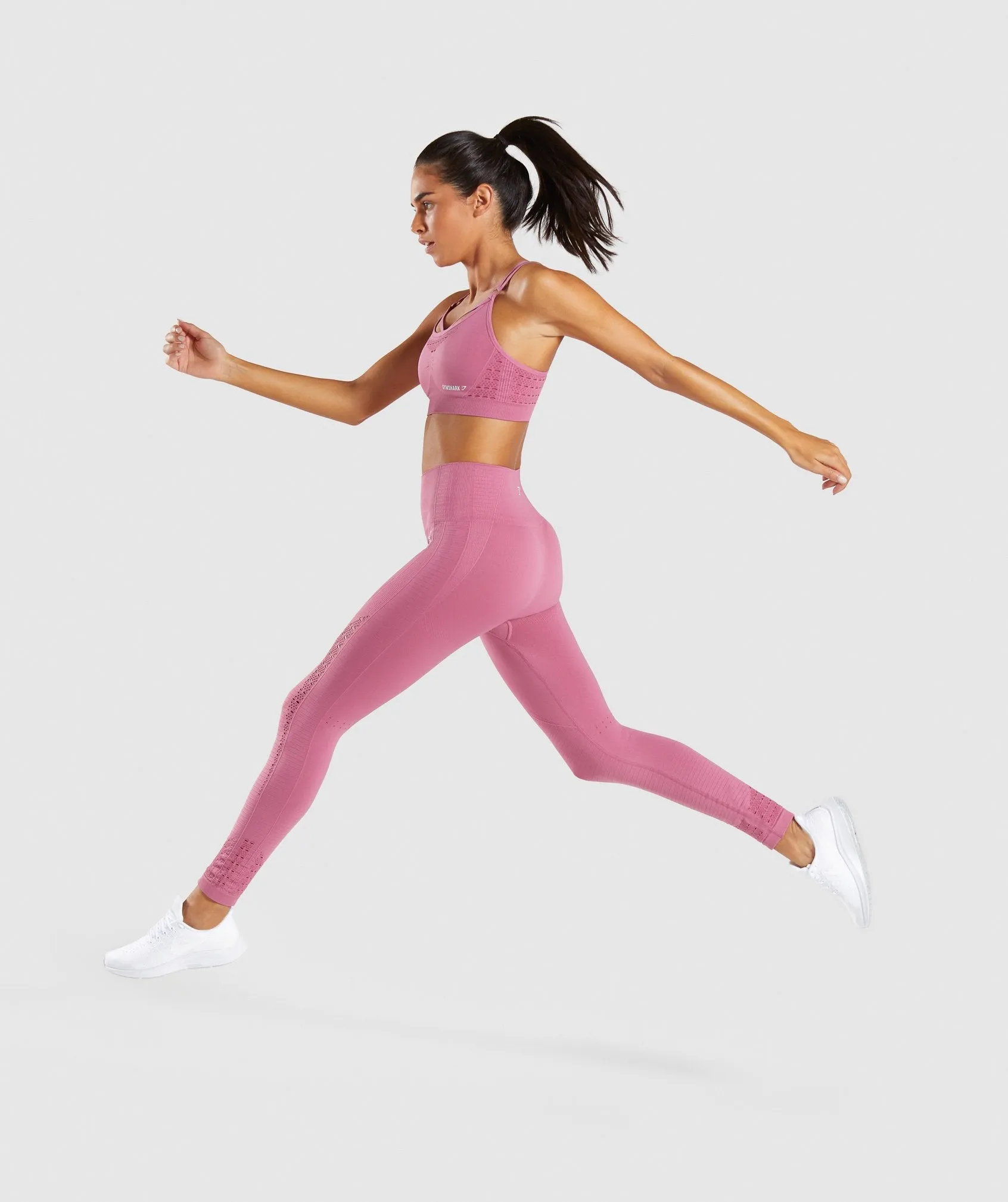 Gymshark Energy  Seamless Leggings - Dusky Pink