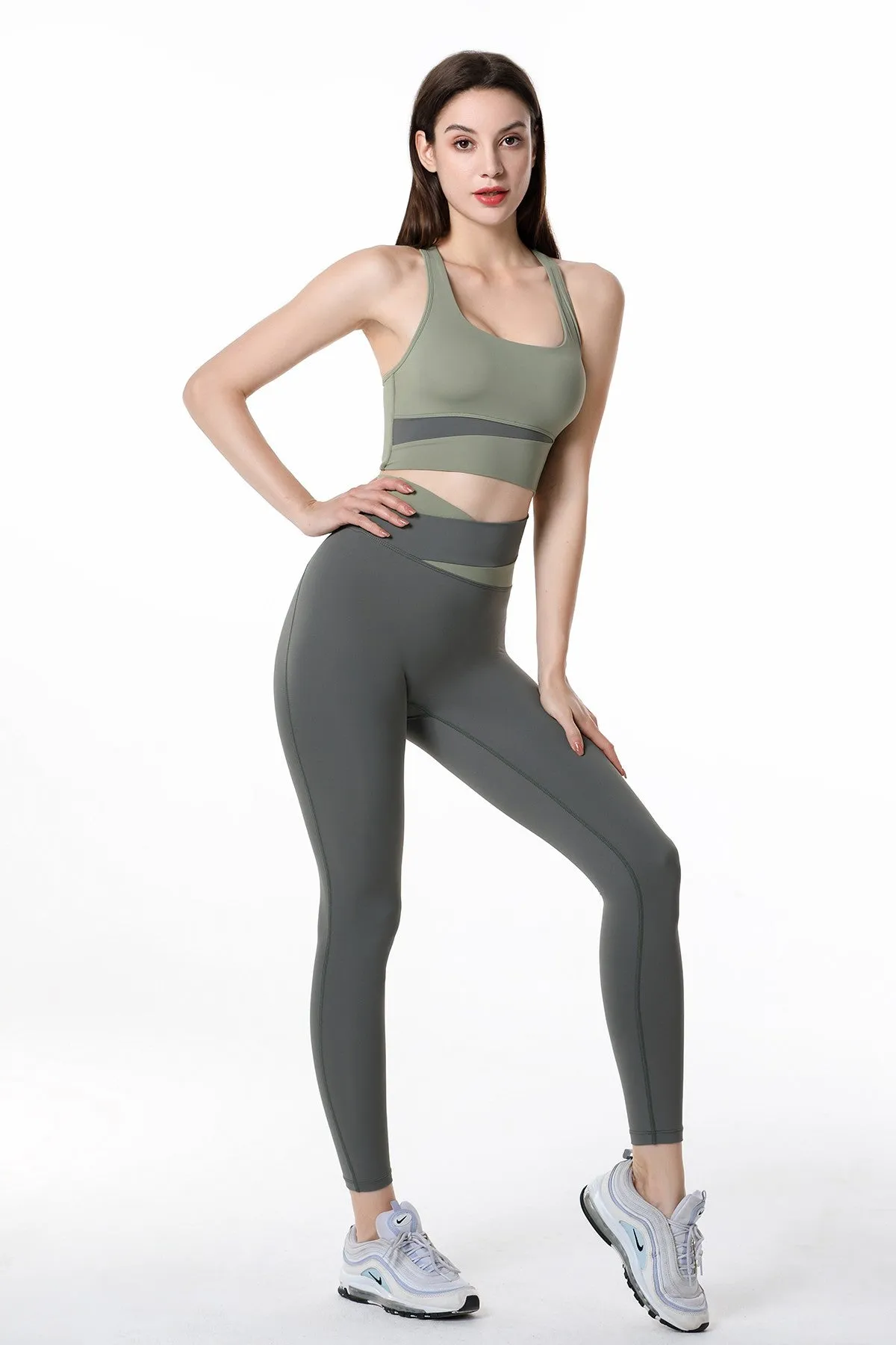 High-Rise Colorblock Multi Sport Leggings