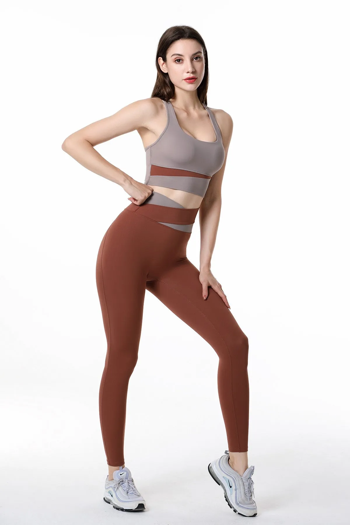 High-Rise Colorblock Multi Sport Leggings