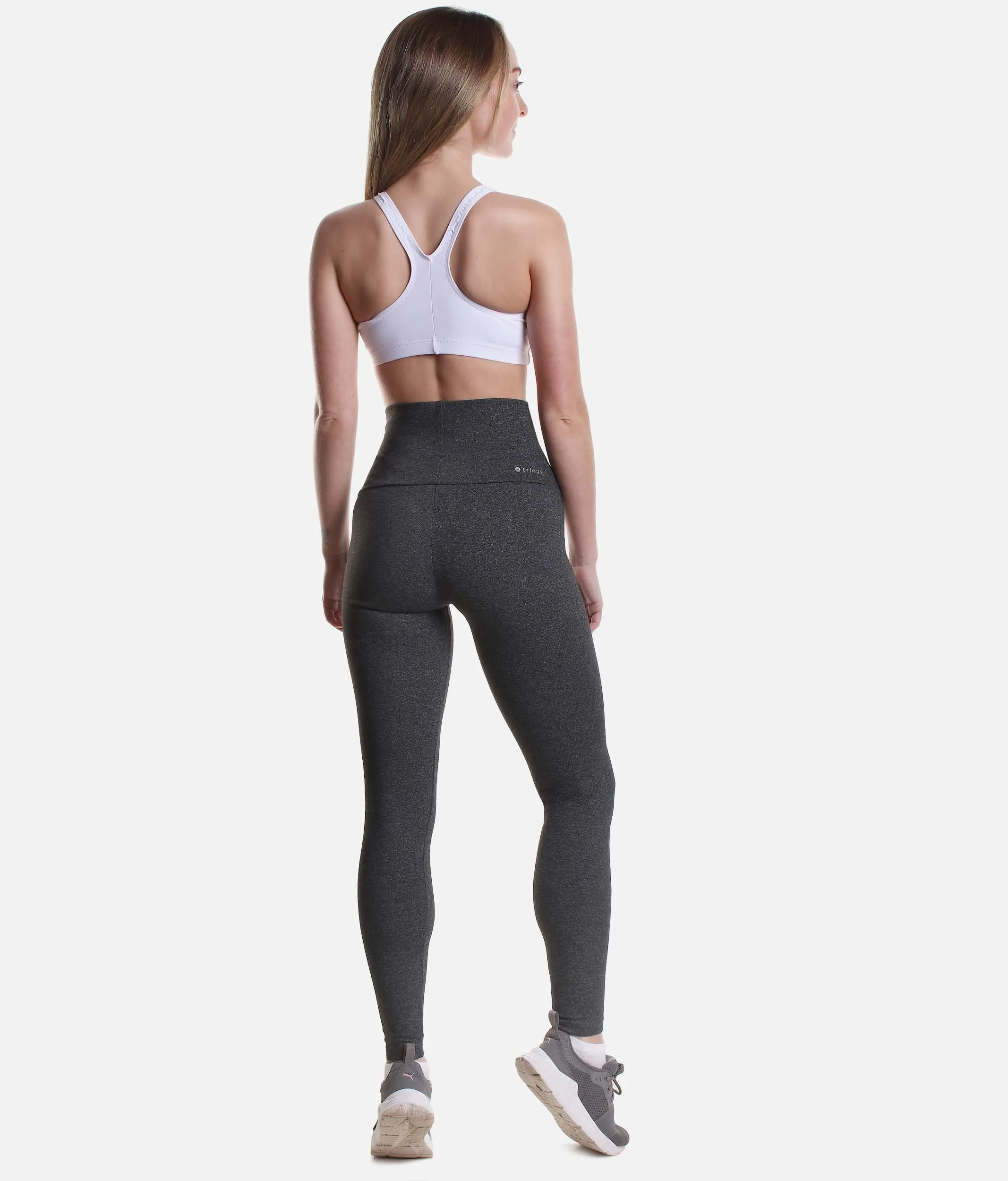 High Waisted Dance Leggings, High Compression - F 13478