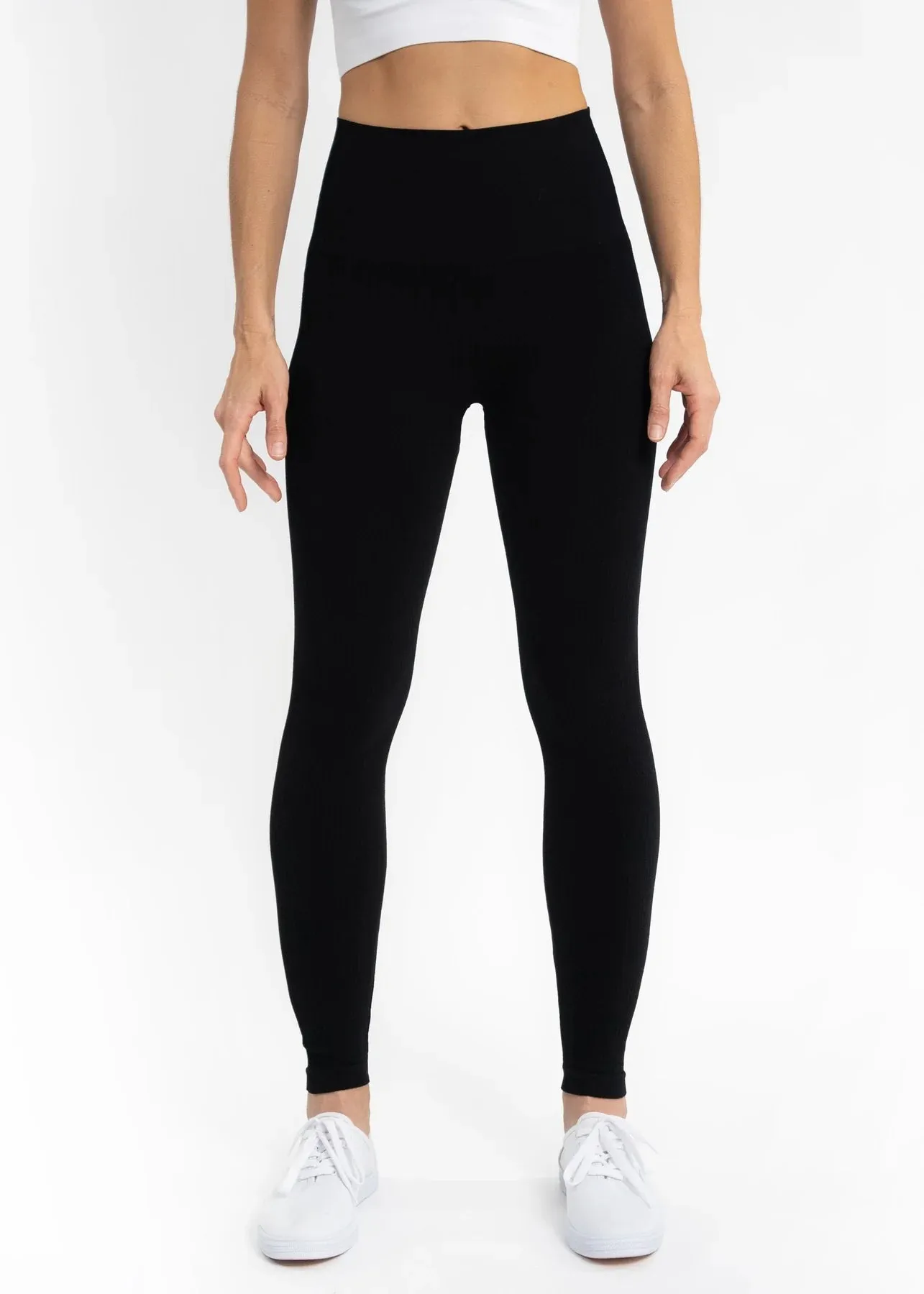 High Waisted Leggings | Black