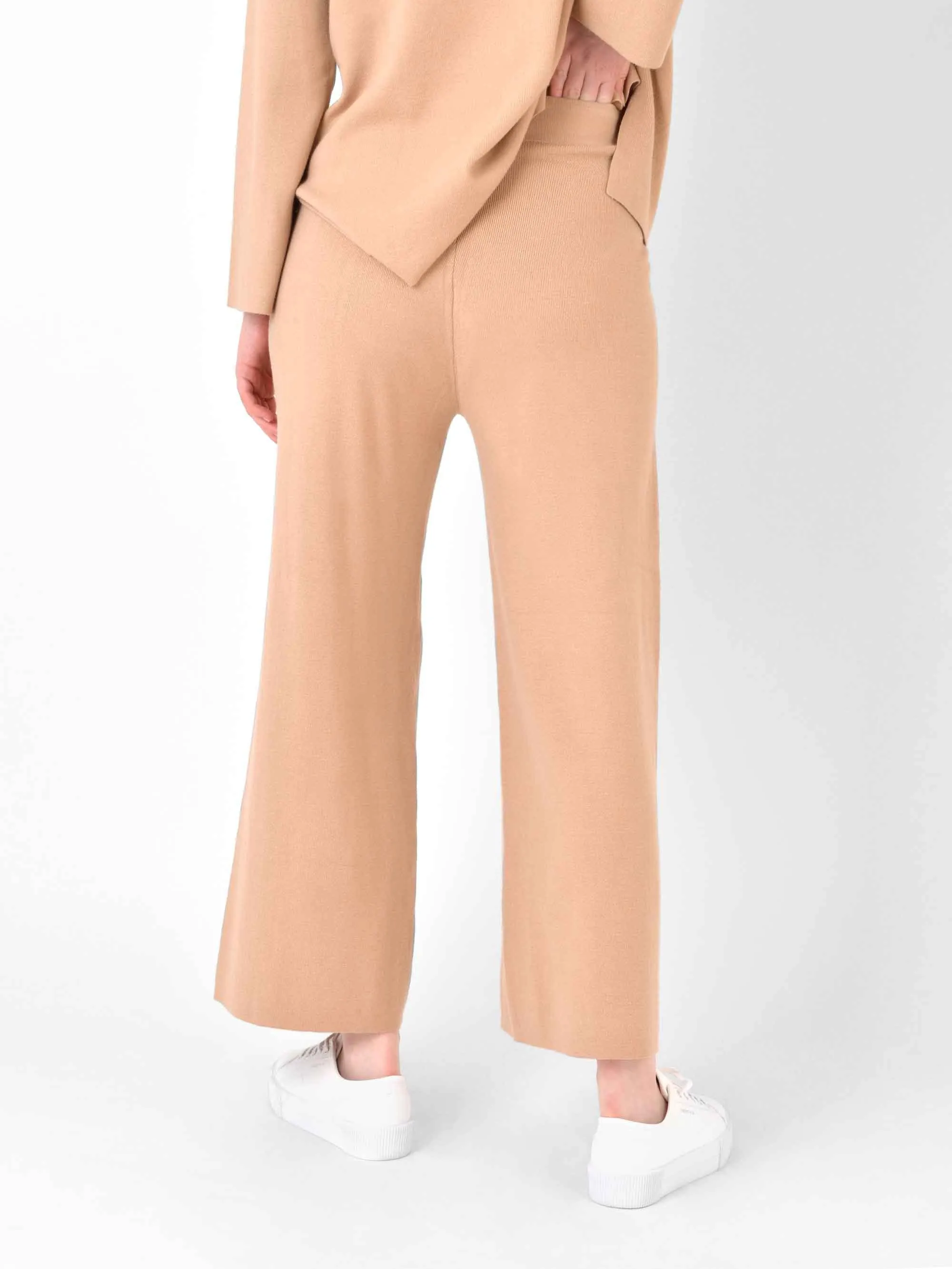 Knitted Wide Leg Trouser