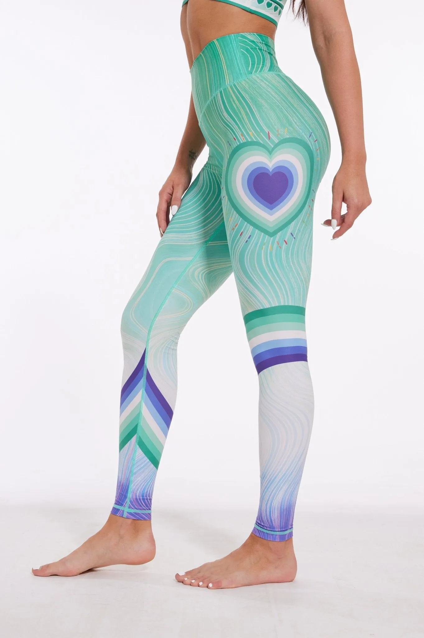 Love Bridge High-waisted Leggings