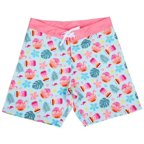 Natural Light Naturdays Floral All Over Print Board Shorts