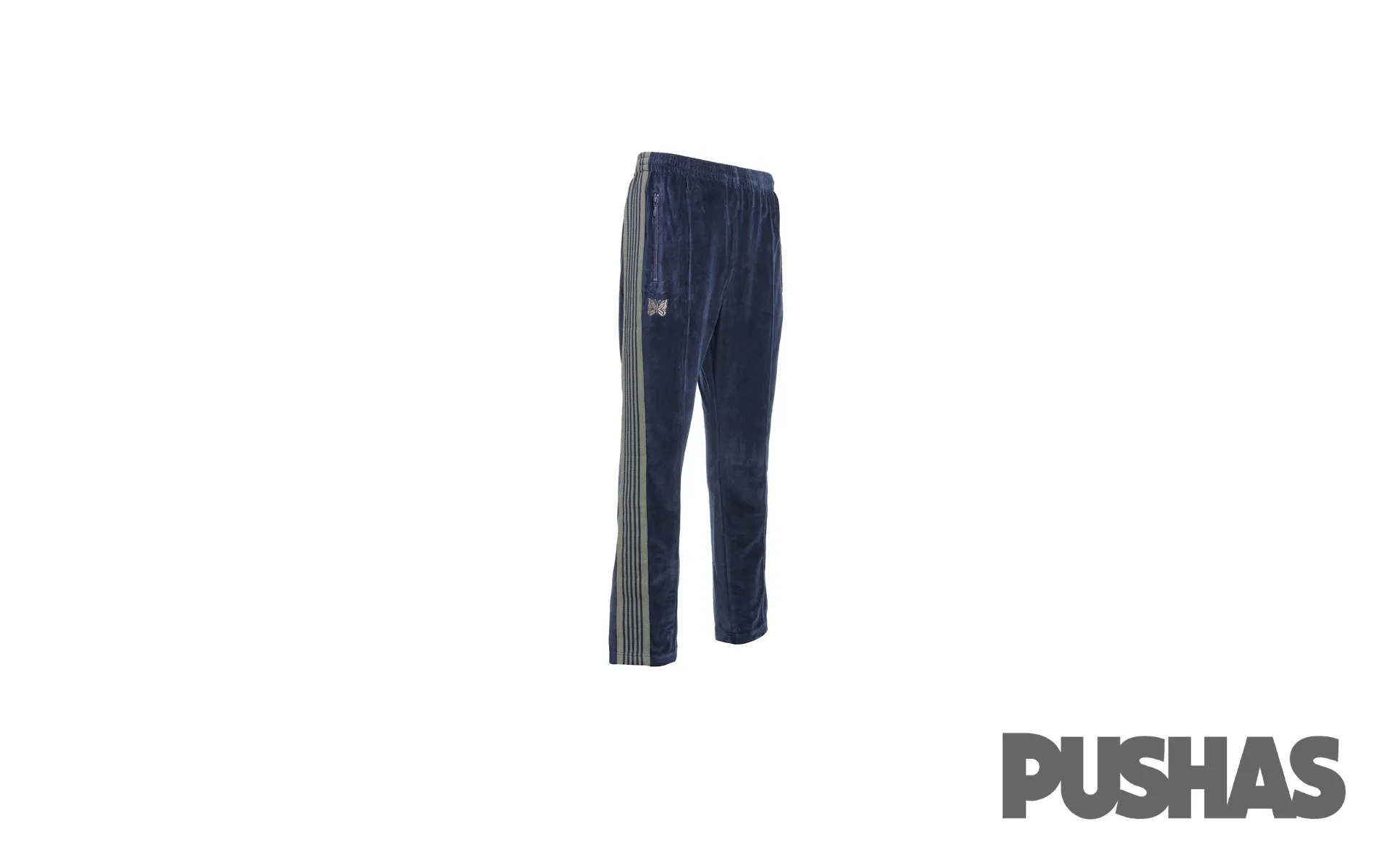 Needles Velour Narrow Track Pants 'Navy'