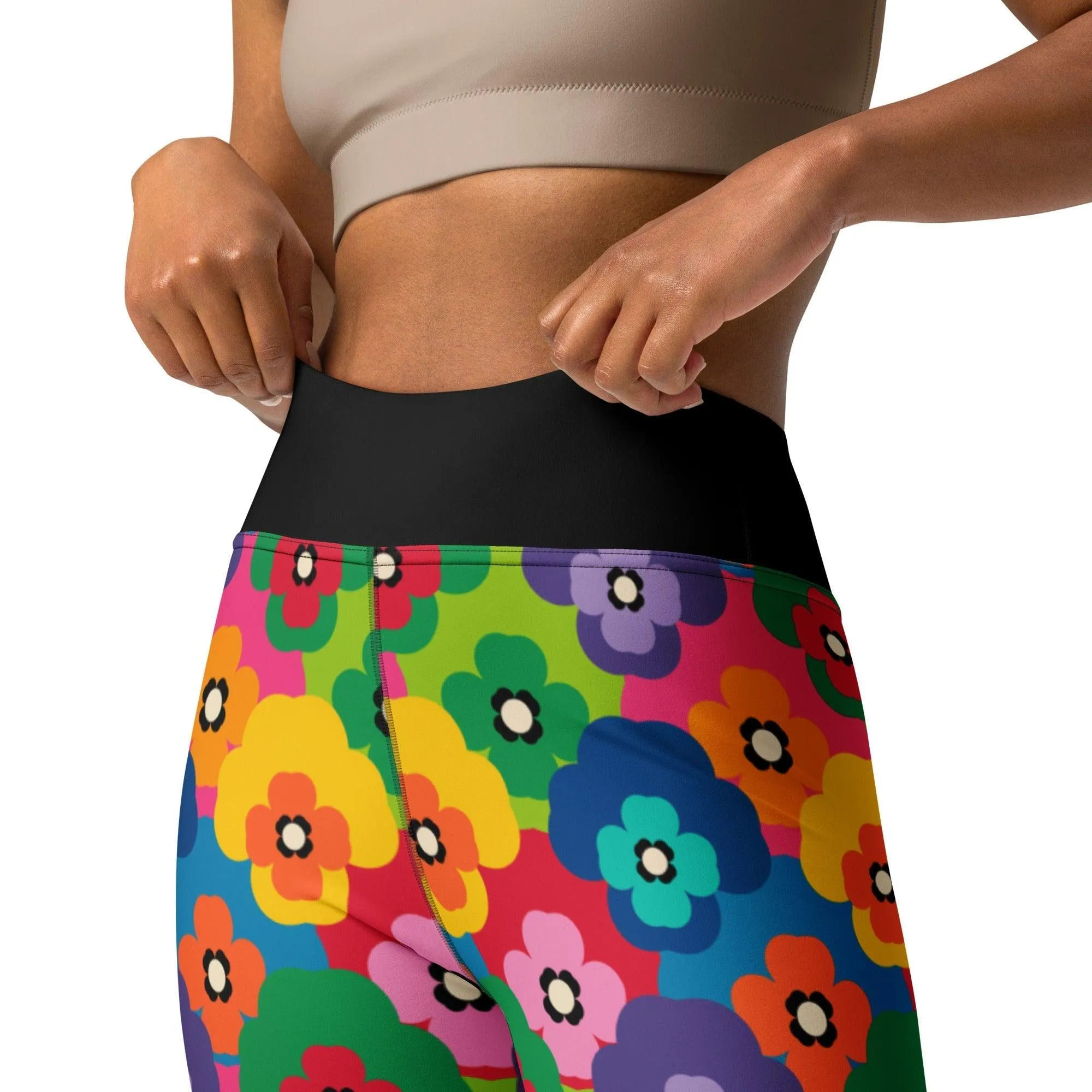 PANSY FAB -2- Yoga Leggings