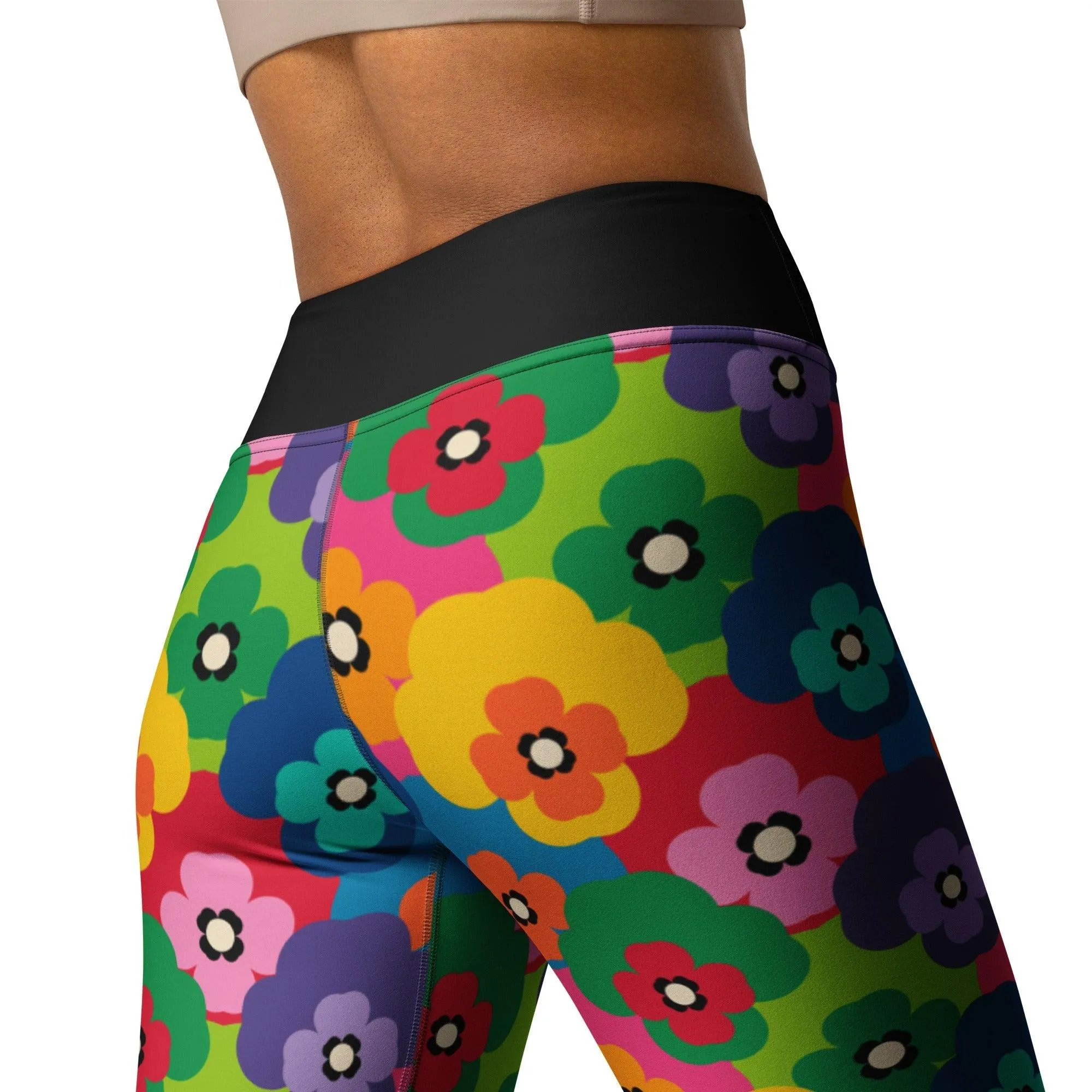 PANSY FAB -2- Yoga Leggings