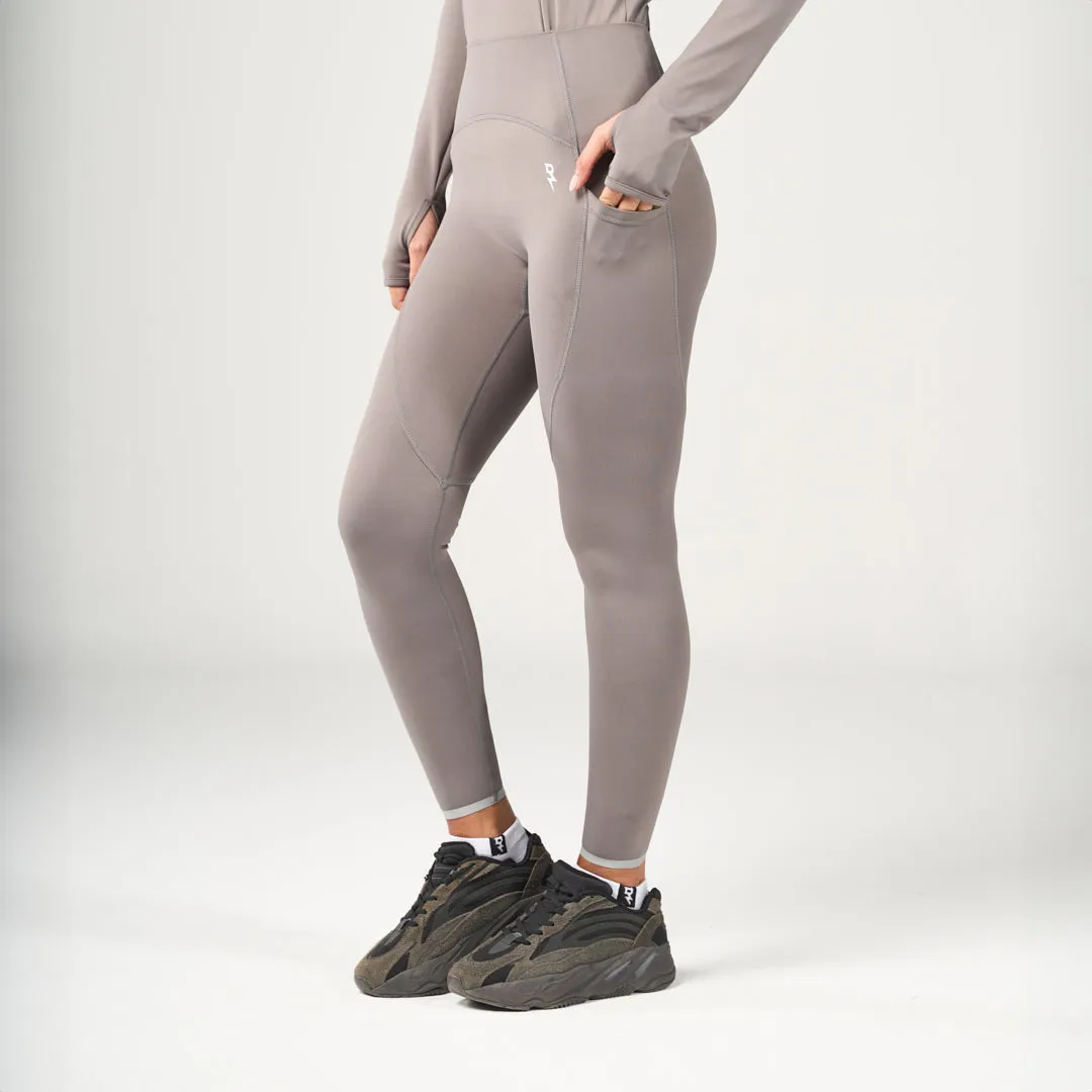 Performance High Waist Leggings - Dark Grey