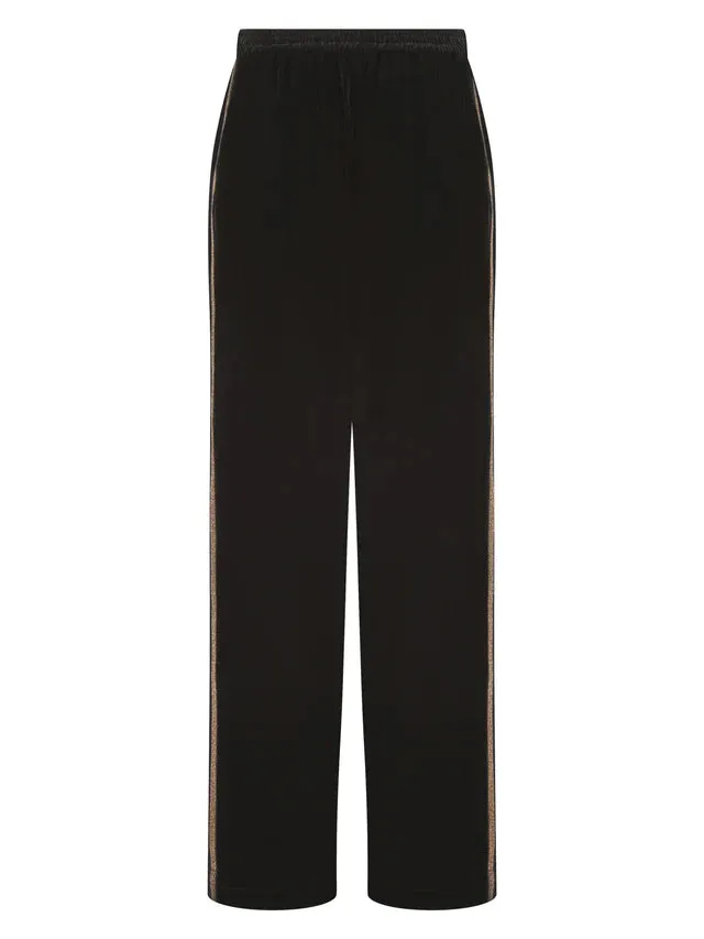 Phoenix Wide Leg Velvet Trousers