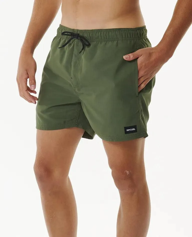 Rip Curl Offset 15" Volley Short Dark Olive