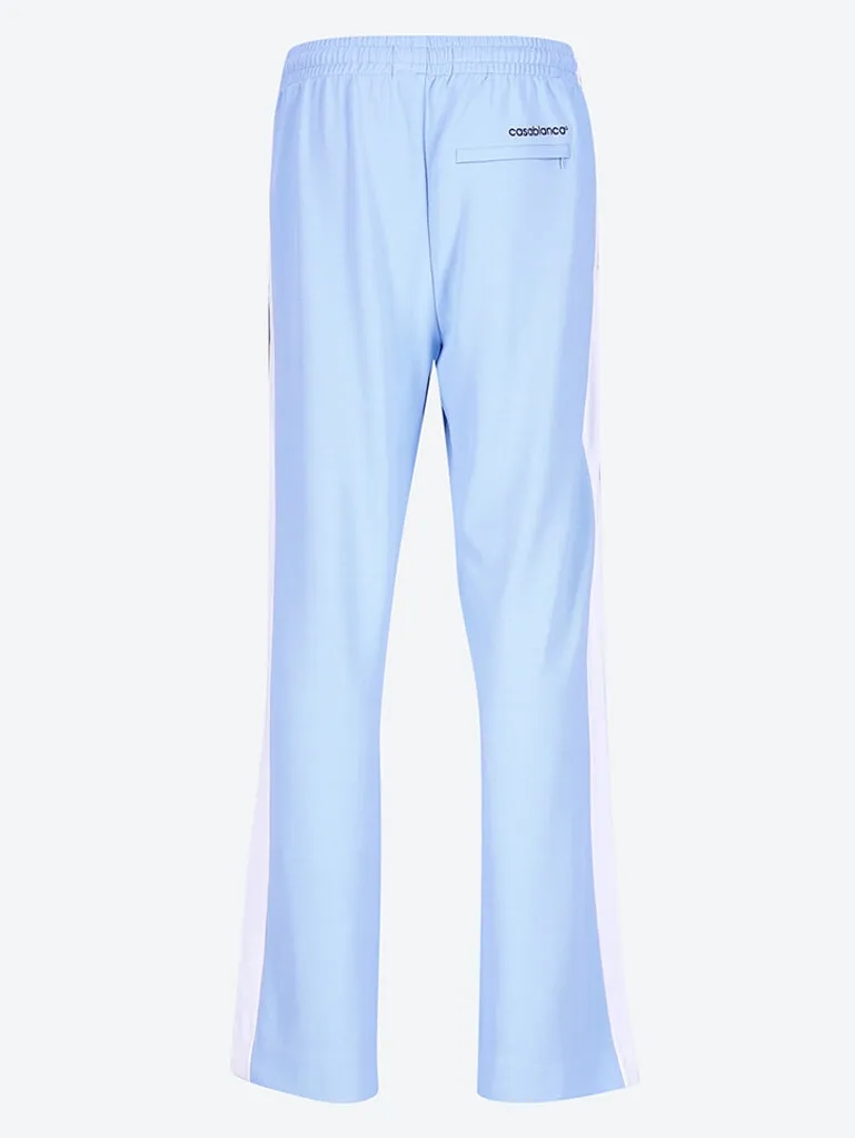 Round pique track pants