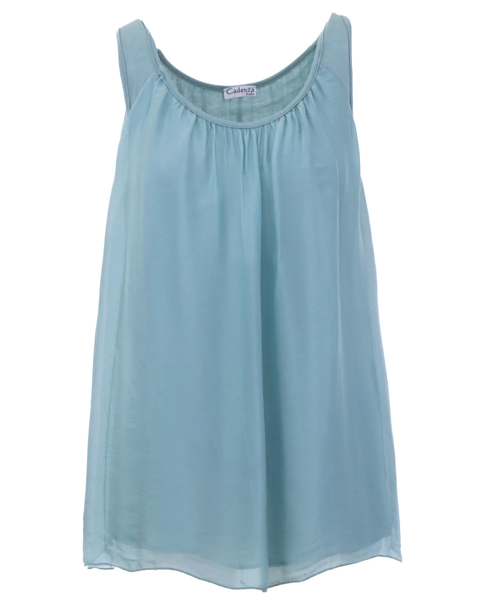 Silk Blend Sleeveless Top