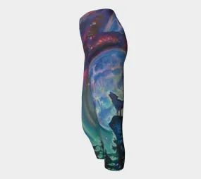 Sing to the Moon NES WildART Yoga Capris