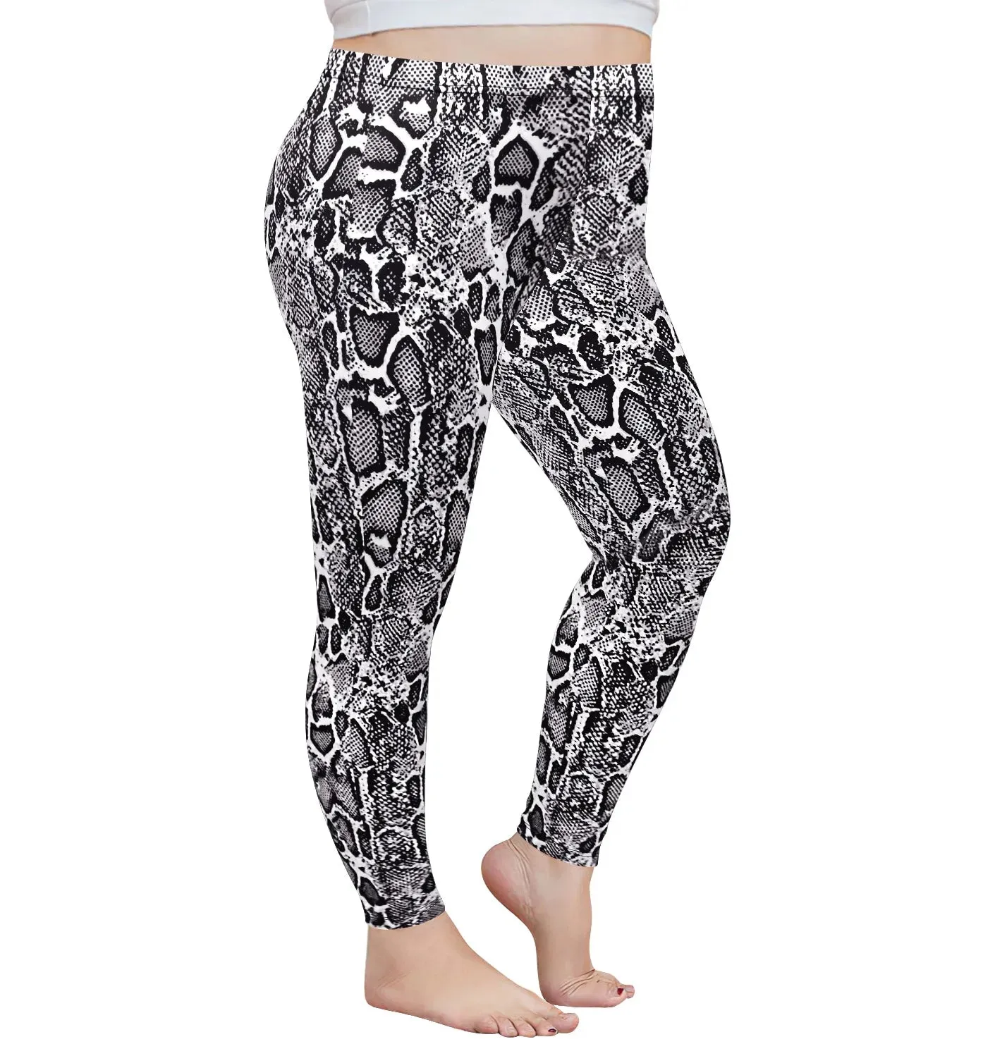 Snakeskin Prints High Waist  Leggings