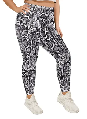 Snakeskin Prints High Waist  Leggings