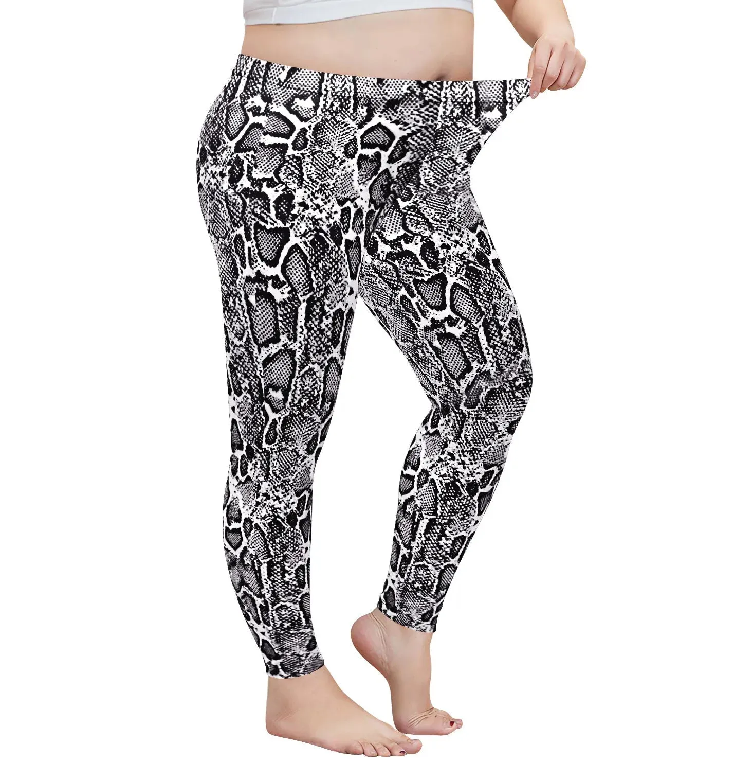 Snakeskin Prints High Waist  Leggings