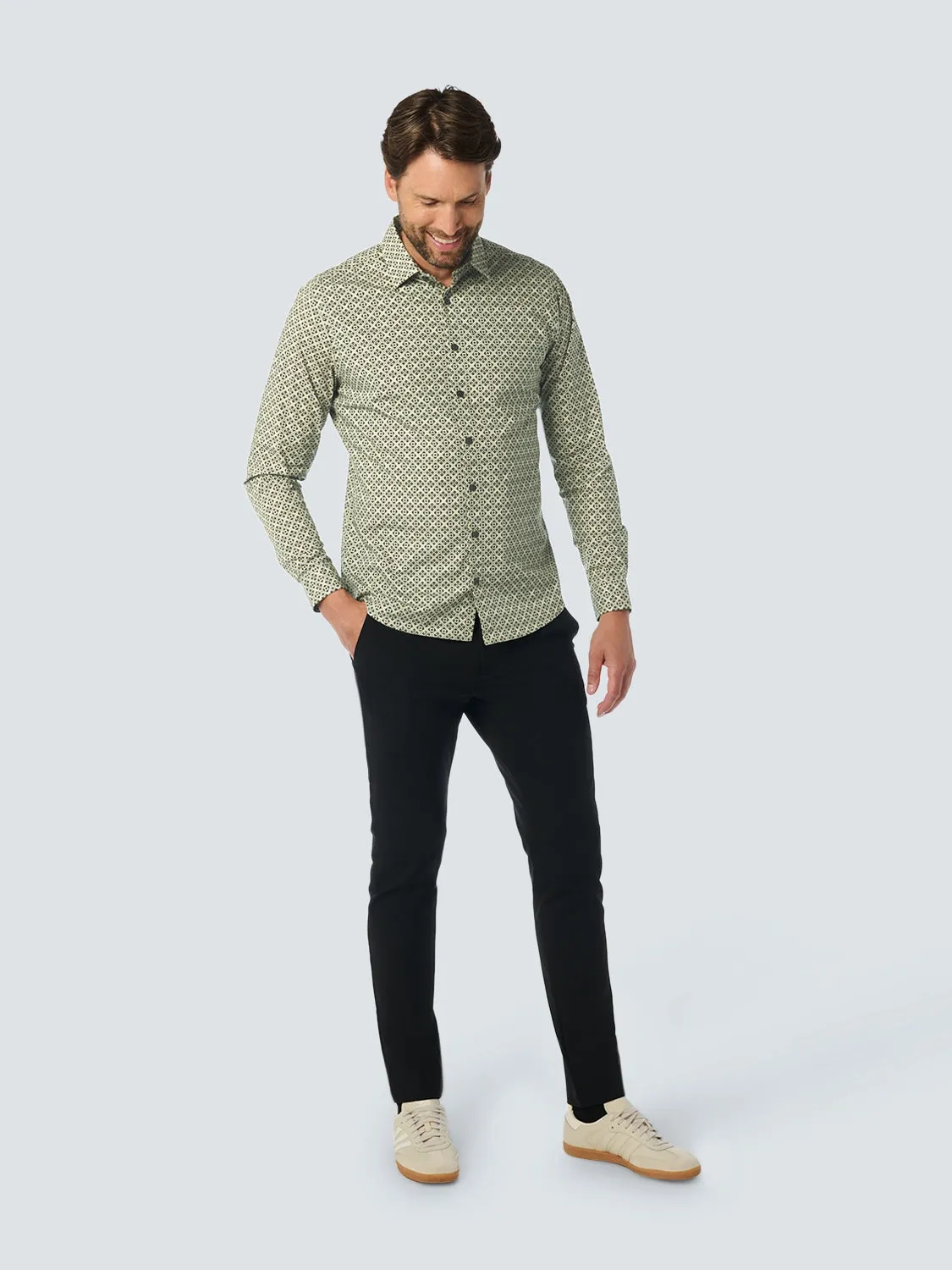 Stylish Shirt with All-Over Pattern | Night