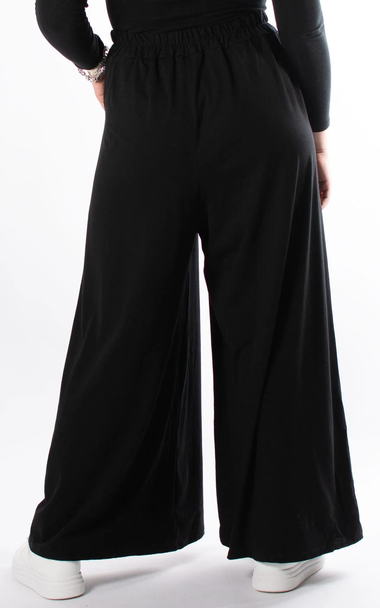 Sue Wide Leg Trousers | Black