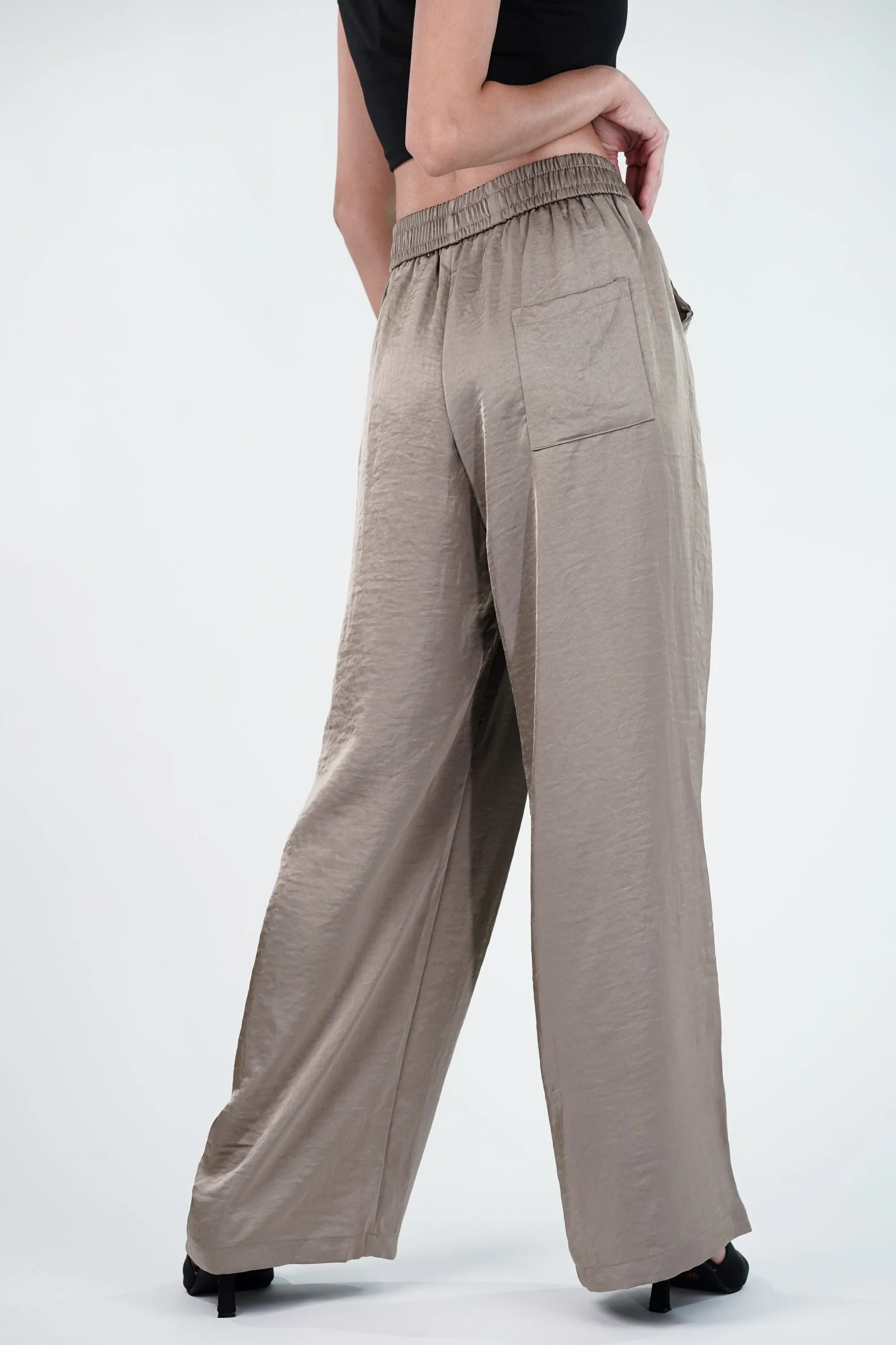 Sway Wide Leg Satin Pants