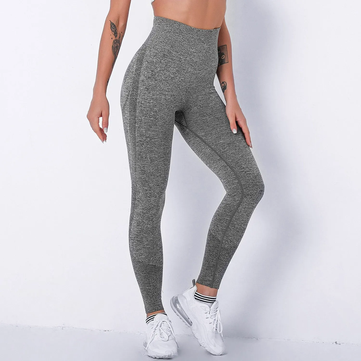 Trending Leggings - Women Seamless Smile Sexy Leggins Mujer High Waist Push Up Women's Sports Pants Gym Exercise Female Clothing (2U24)(BAP)(TBL)