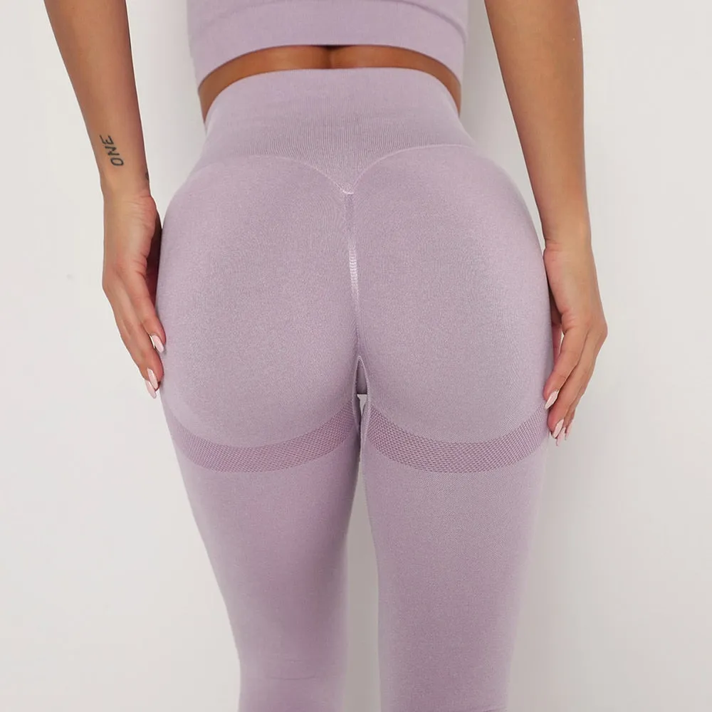 Trending Leggings - Women Seamless Smile Sexy Leggins Mujer High Waist Push Up Women's Sports Pants Gym Exercise Female Clothing (2U24)(BAP)(TBL)