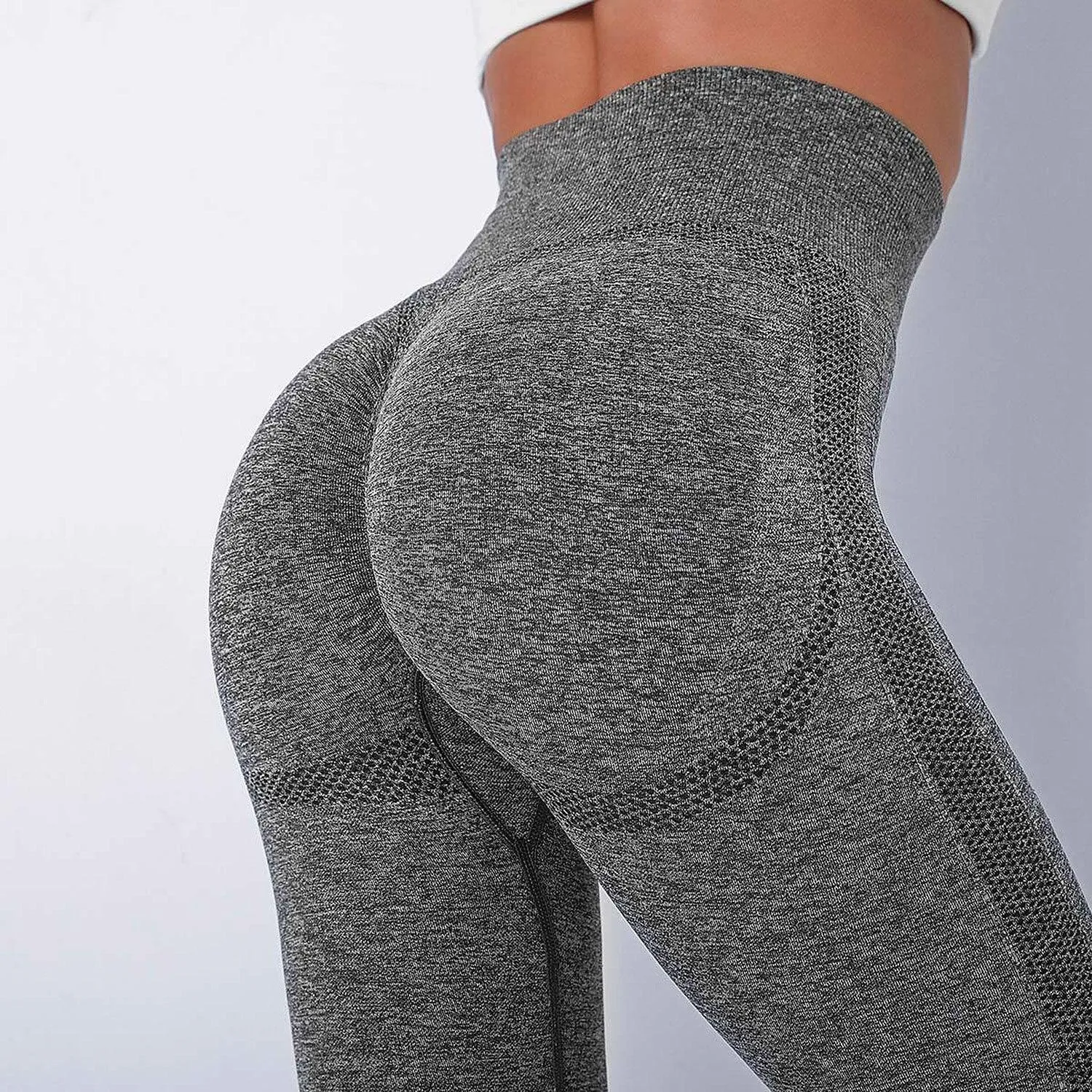 Trending Leggings - Women Seamless Smile Sexy Leggins Mujer High Waist Push Up Women's Sports Pants Gym Exercise Female Clothing (2U24)(BAP)(TBL)