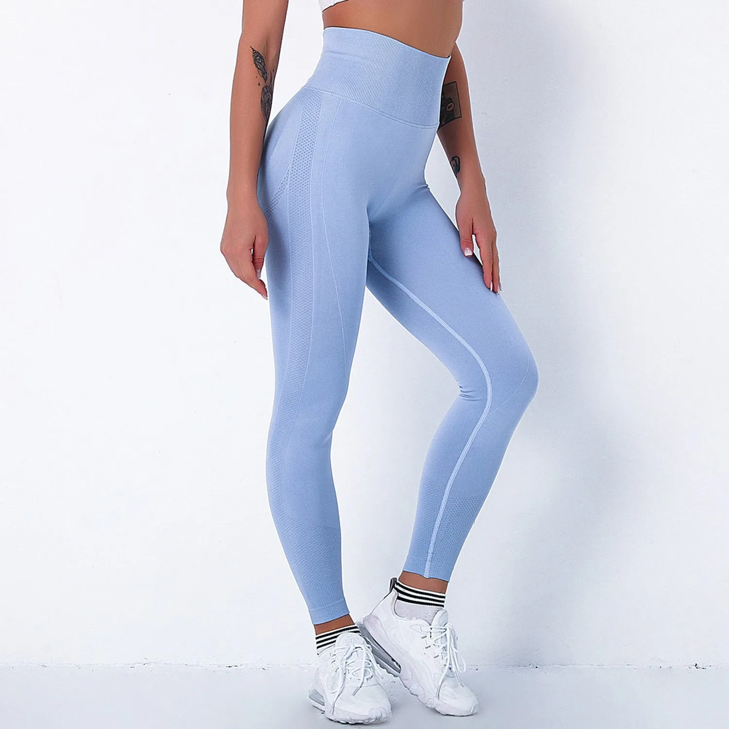 Trending Leggings - Women Seamless Smile Sexy Leggins Mujer High Waist Push Up Women's Sports Pants Gym Exercise Female Clothing (2U24)(BAP)(TBL)