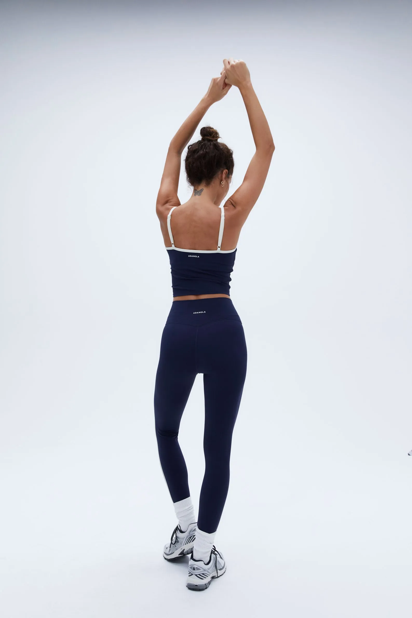 Ultimate Piping Leggings - Navy Blue/Marshmallow