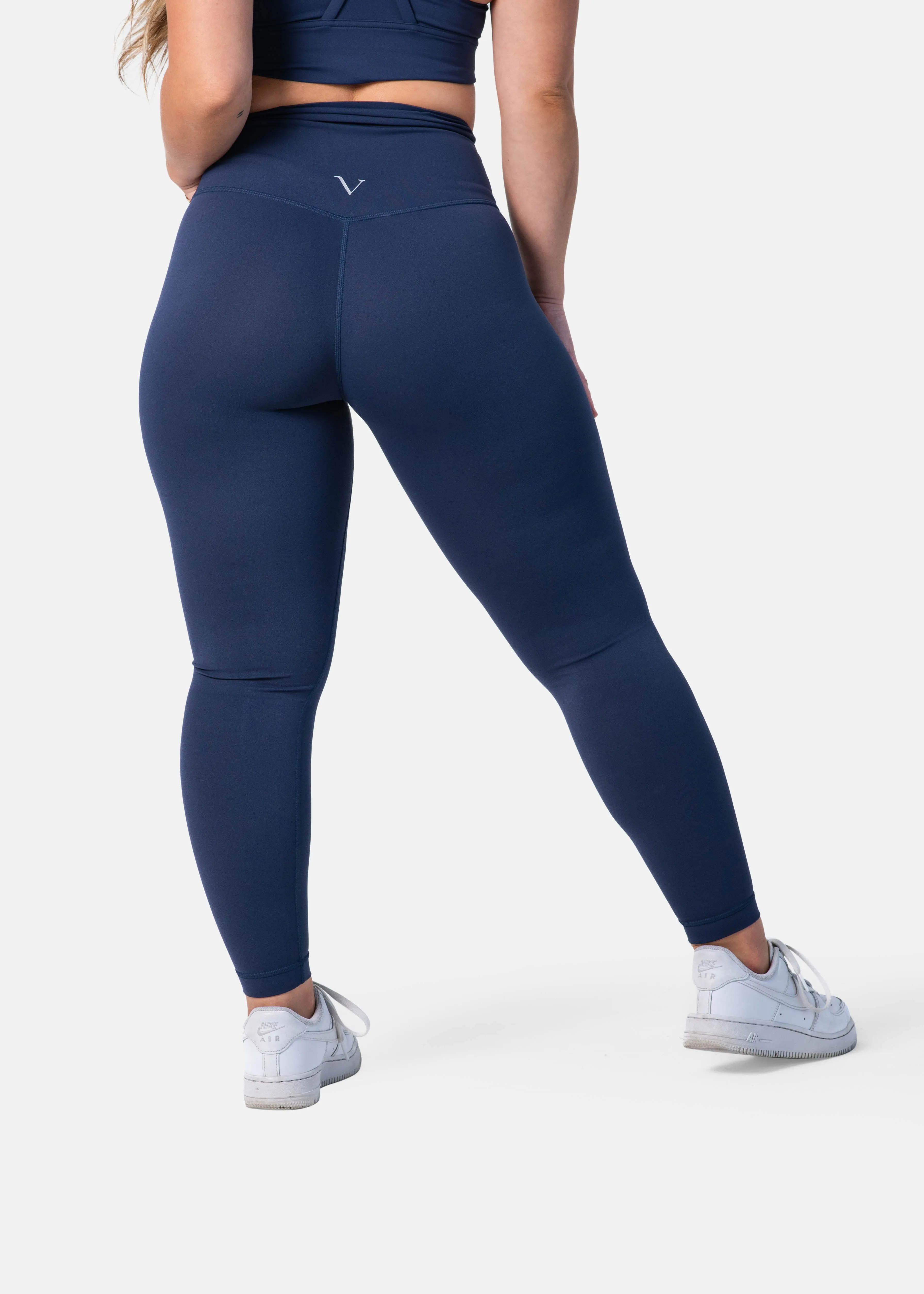 Ultra Flex Seamless Leggings Dark Denim Blue