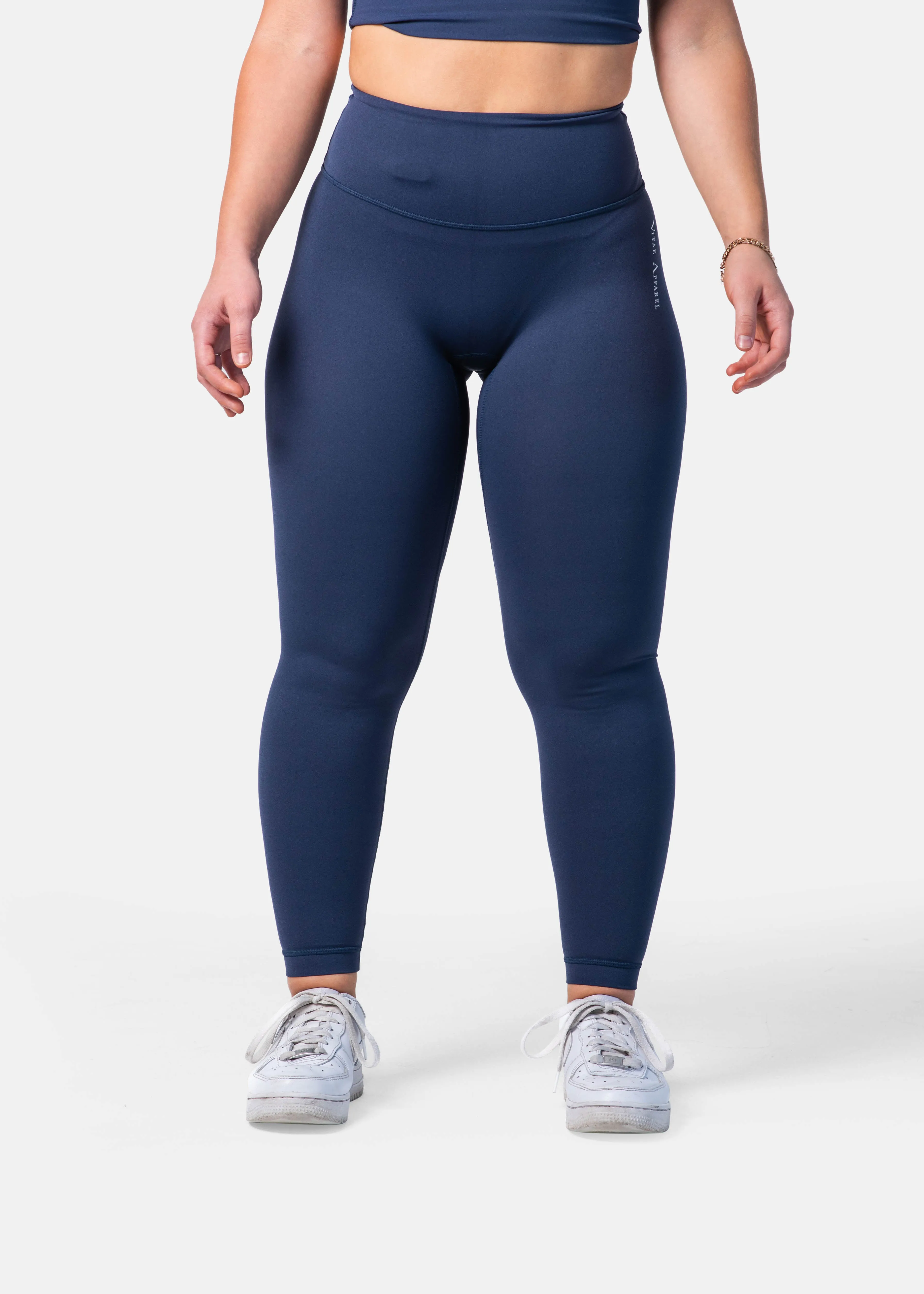 Ultra Flex Seamless Leggings Dark Denim Blue