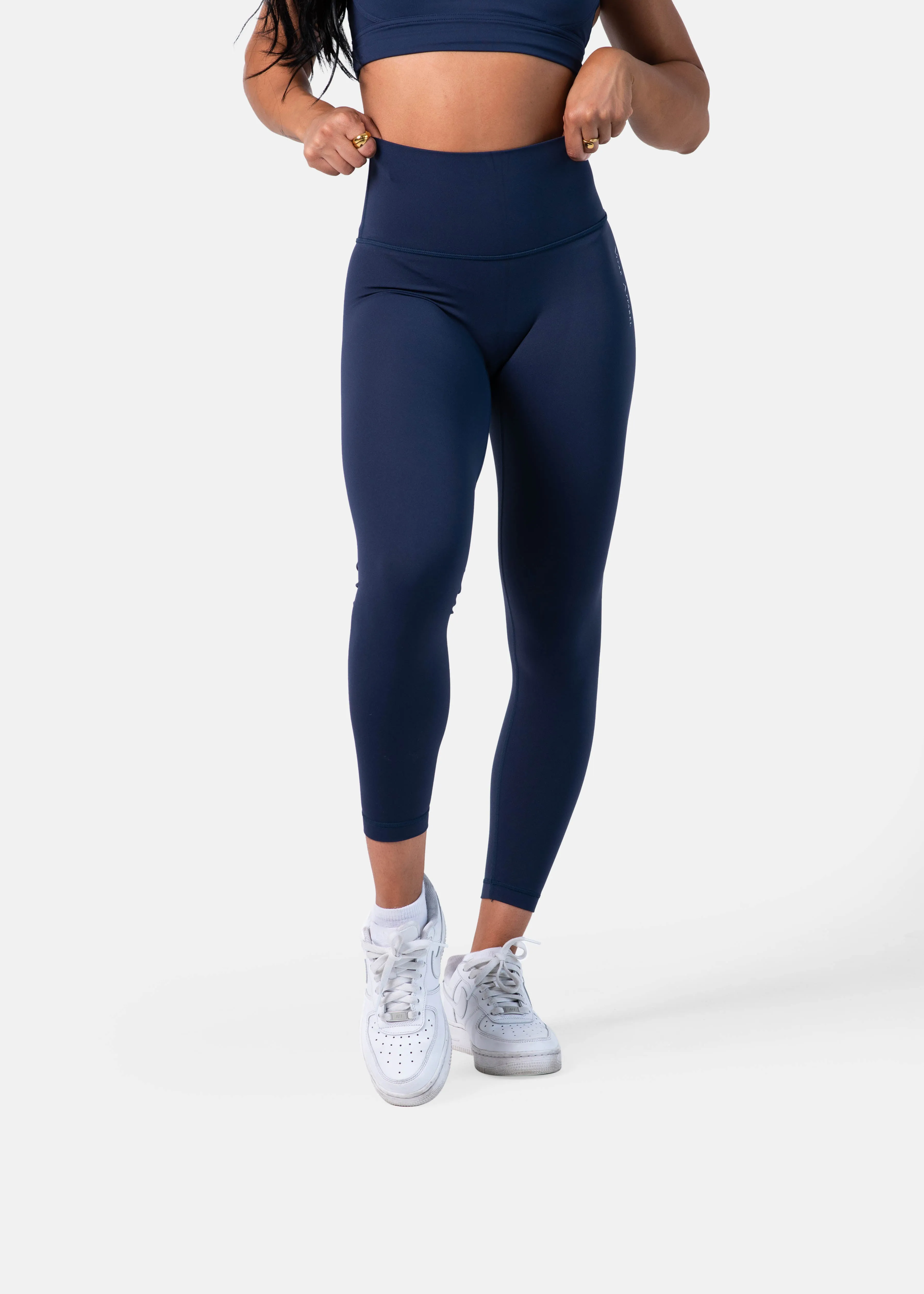 Ultra Flex Seamless Leggings Dark Denim Blue