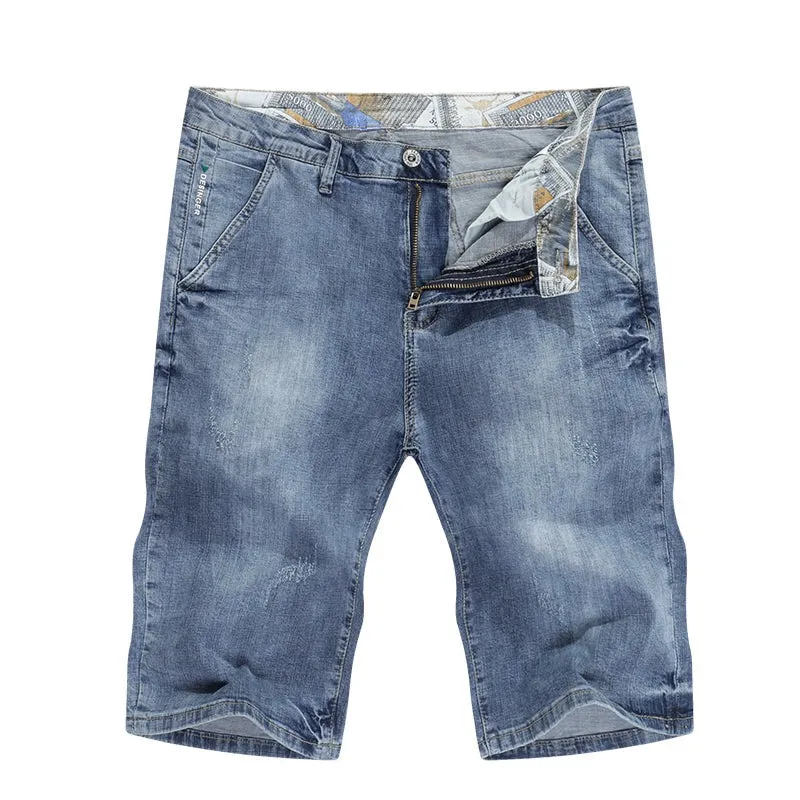 West Louis™ Slim Fit Summer Jean Shorts