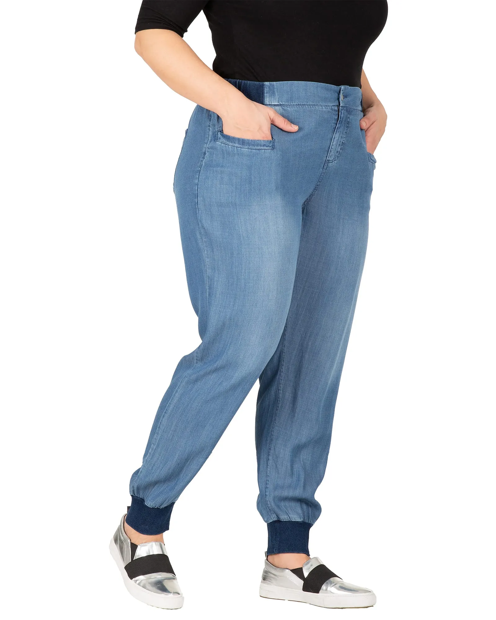 Willow Rib Cuff Jogger Jean | 2319 Imperial