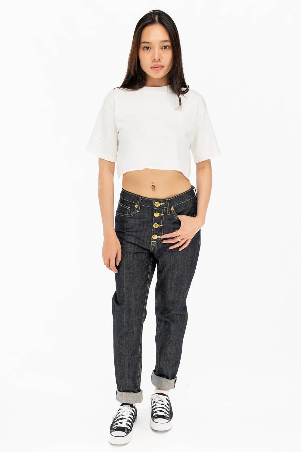 WOMENS BOYFRIEND STYLE JEANS IN RAW