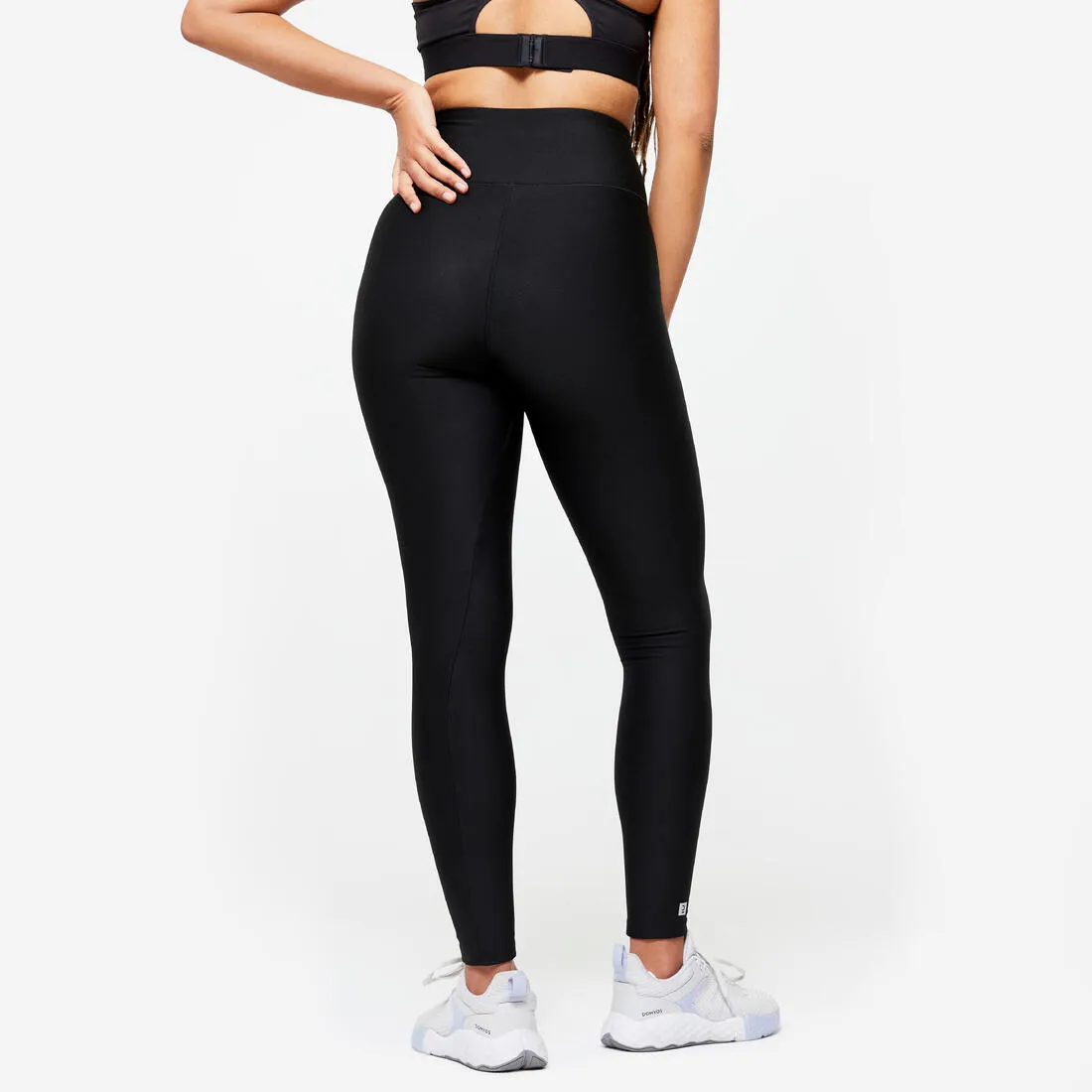 Women's High-Waisted Cardio Fitness Leggings - Smoky